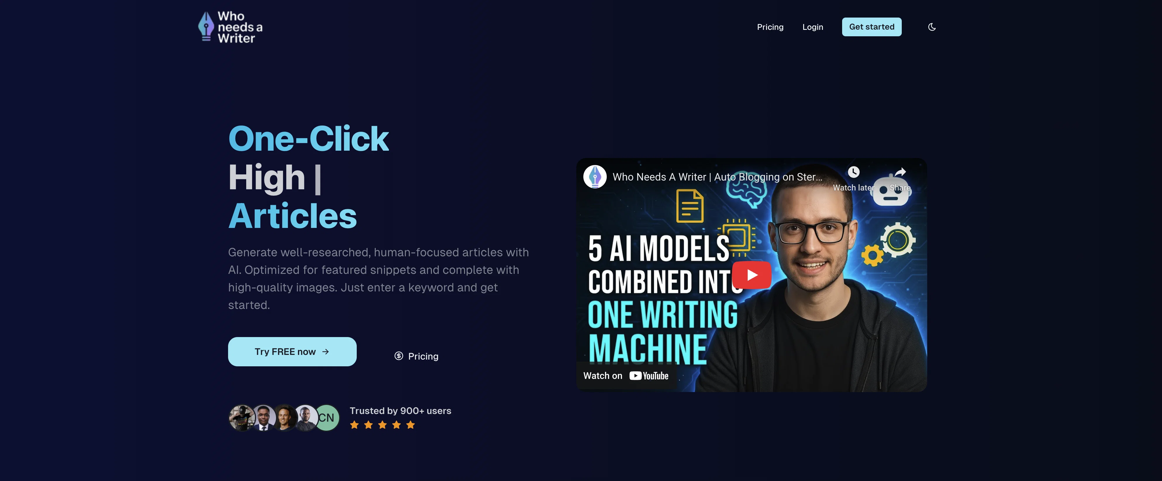 Who Needs a Writer website