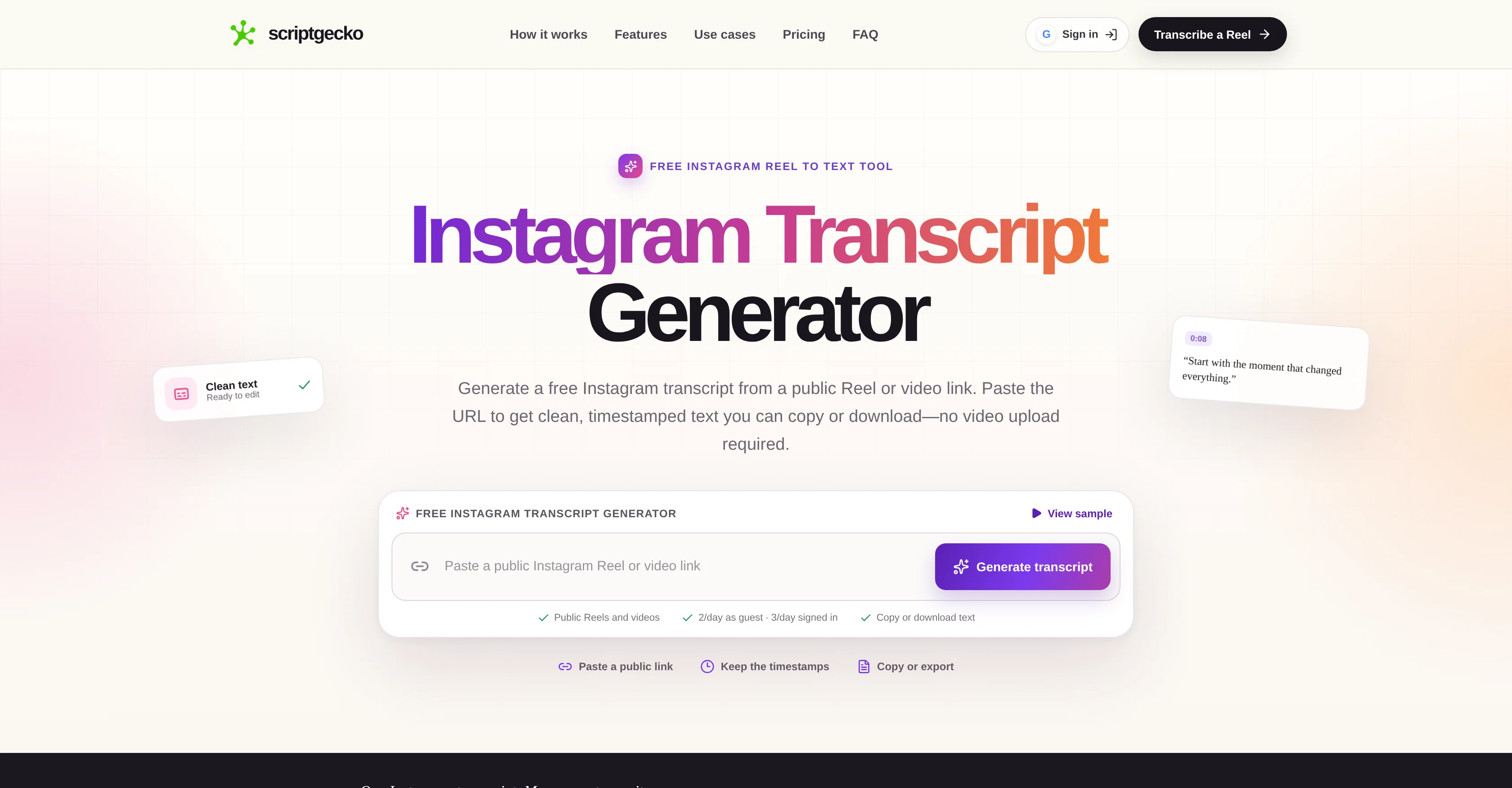 ScriptGecko website