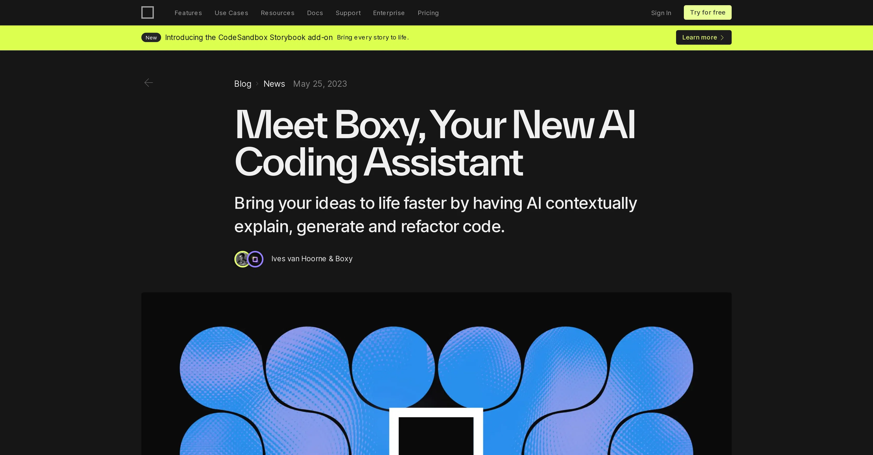 Boxy website