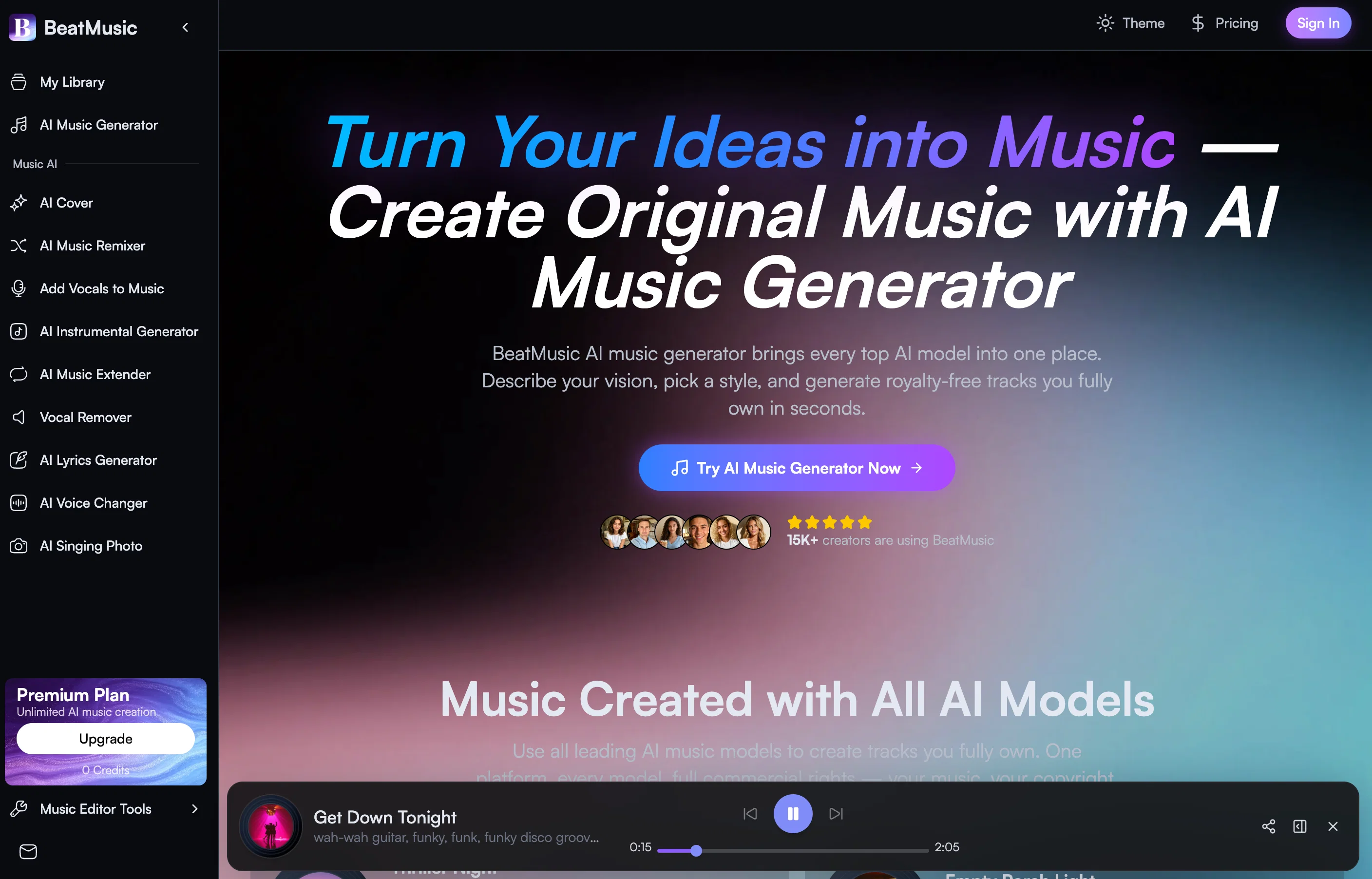 BeatMusic website