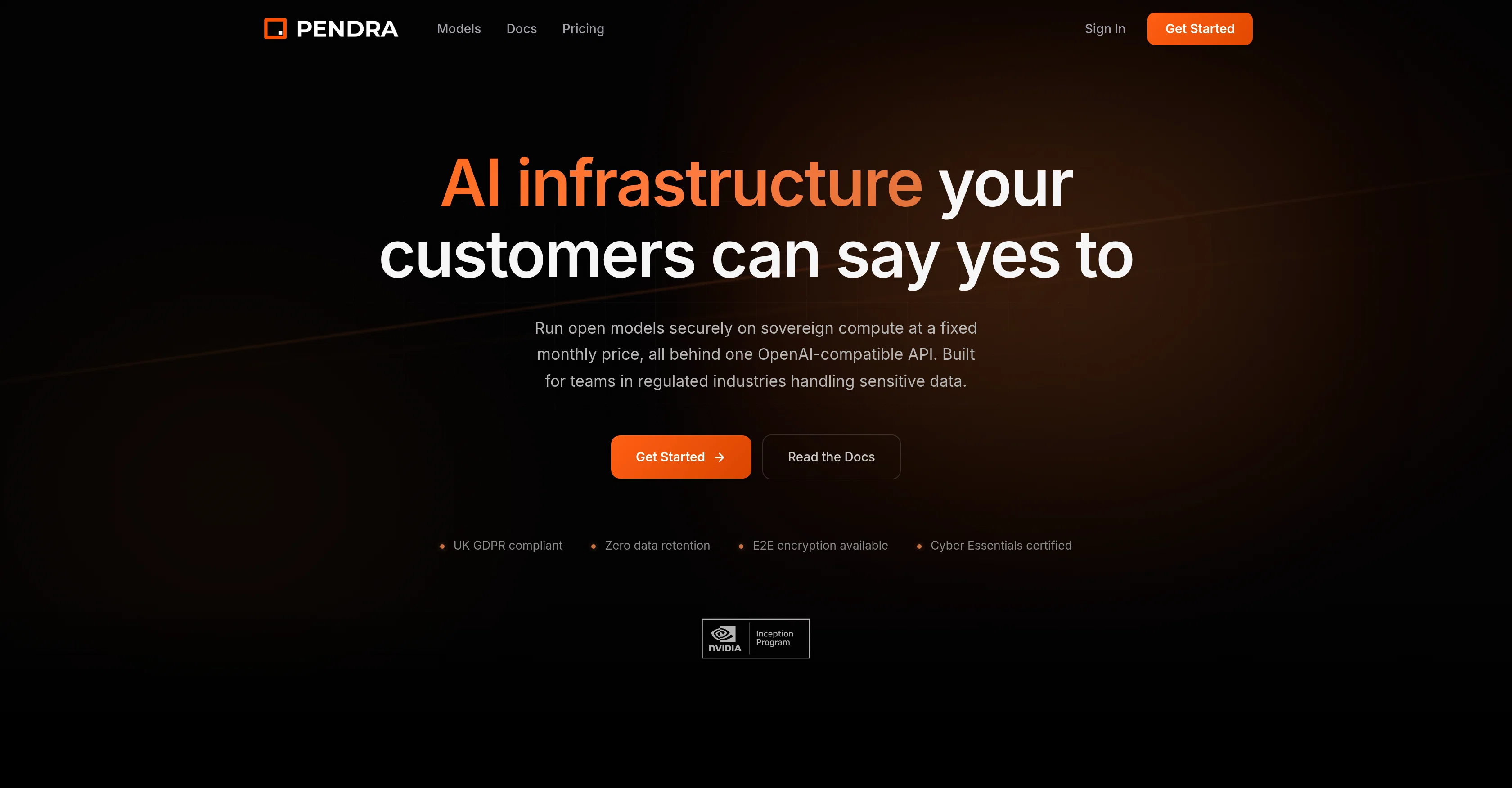 Pendra website