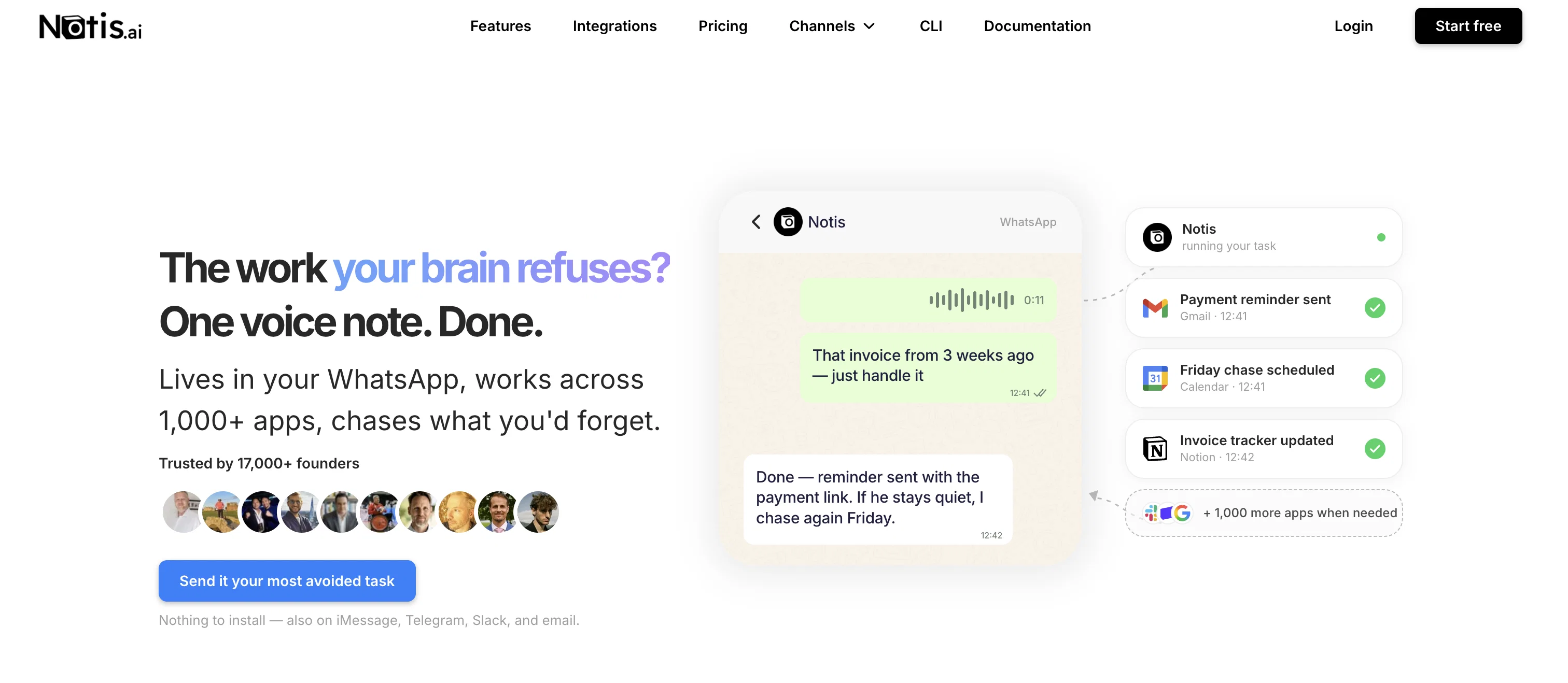 Notis website
