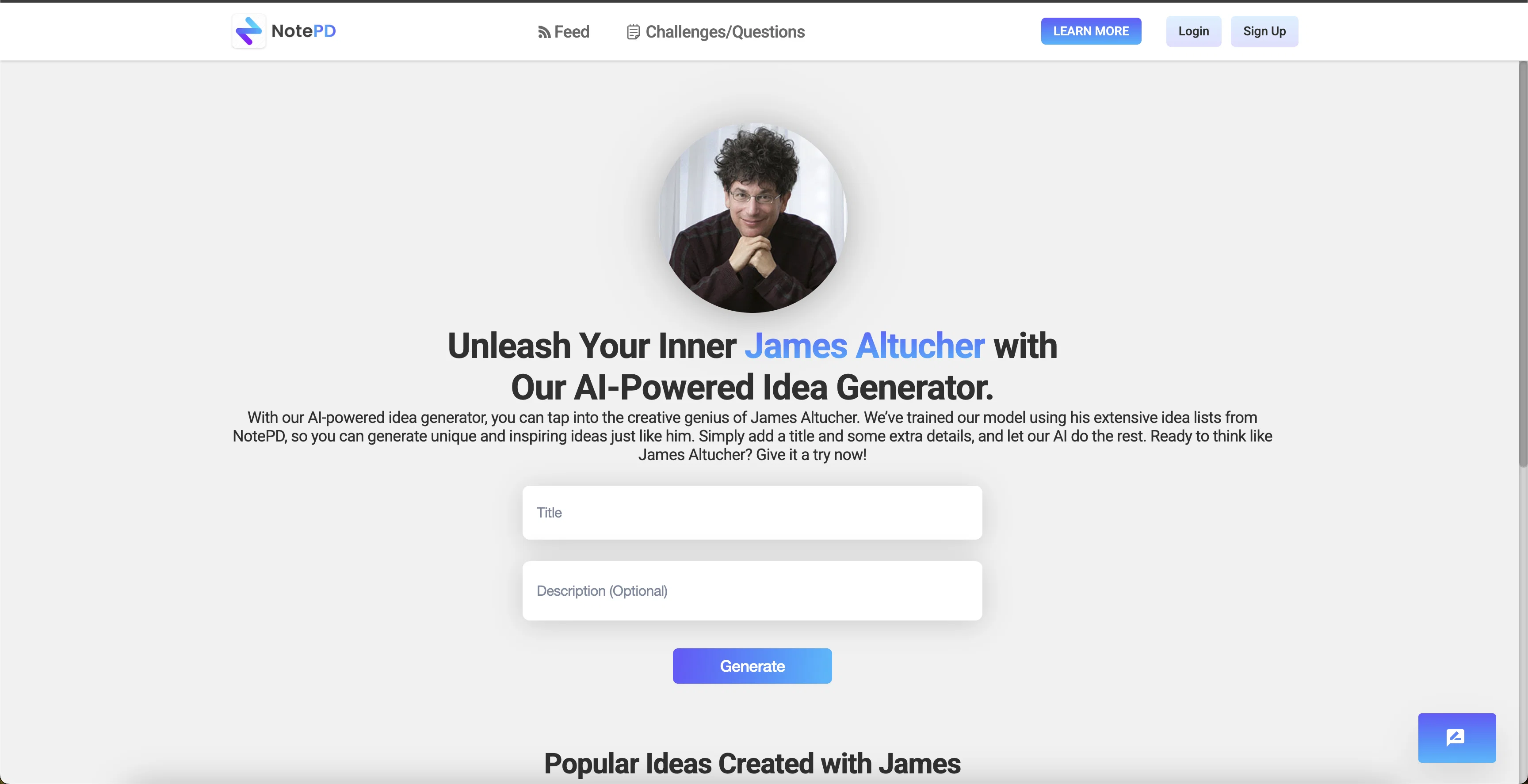 Write with James website
