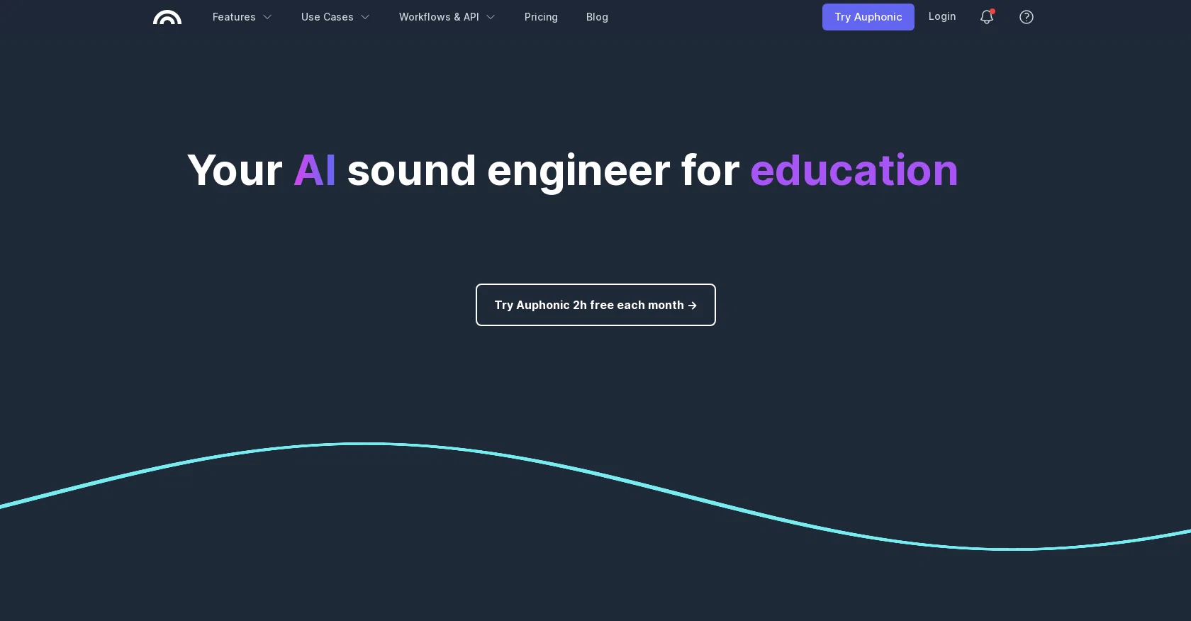 Auphonic website