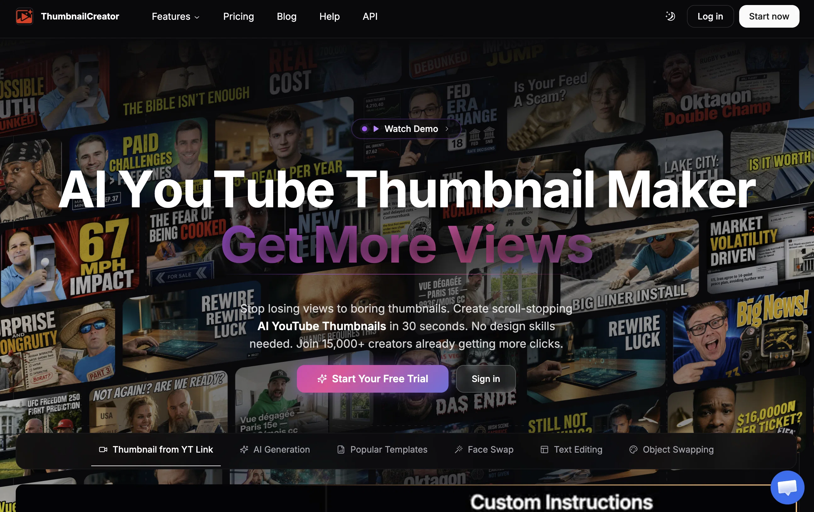 ThumbnailCreator.com website