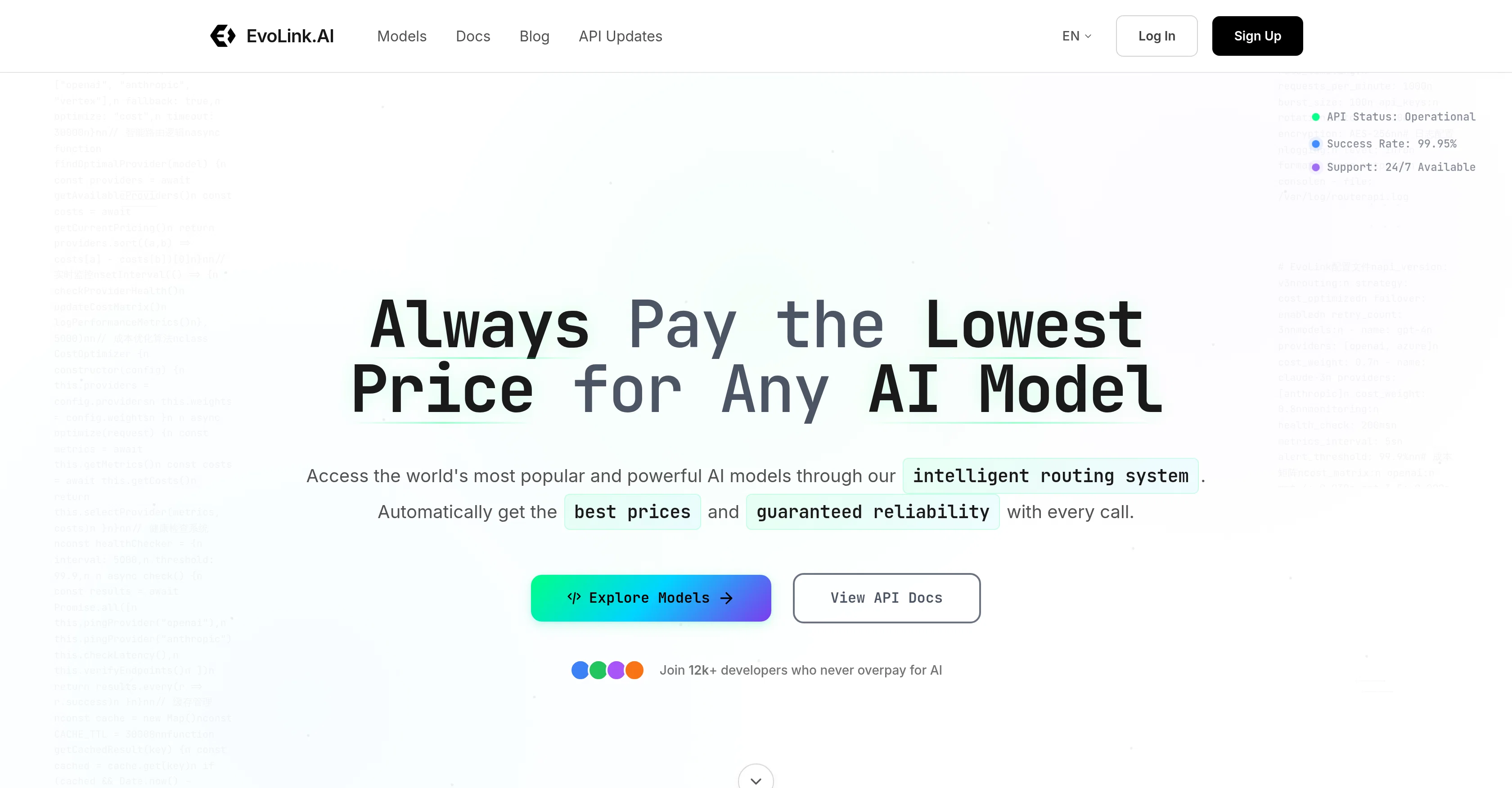 EvoLink website
