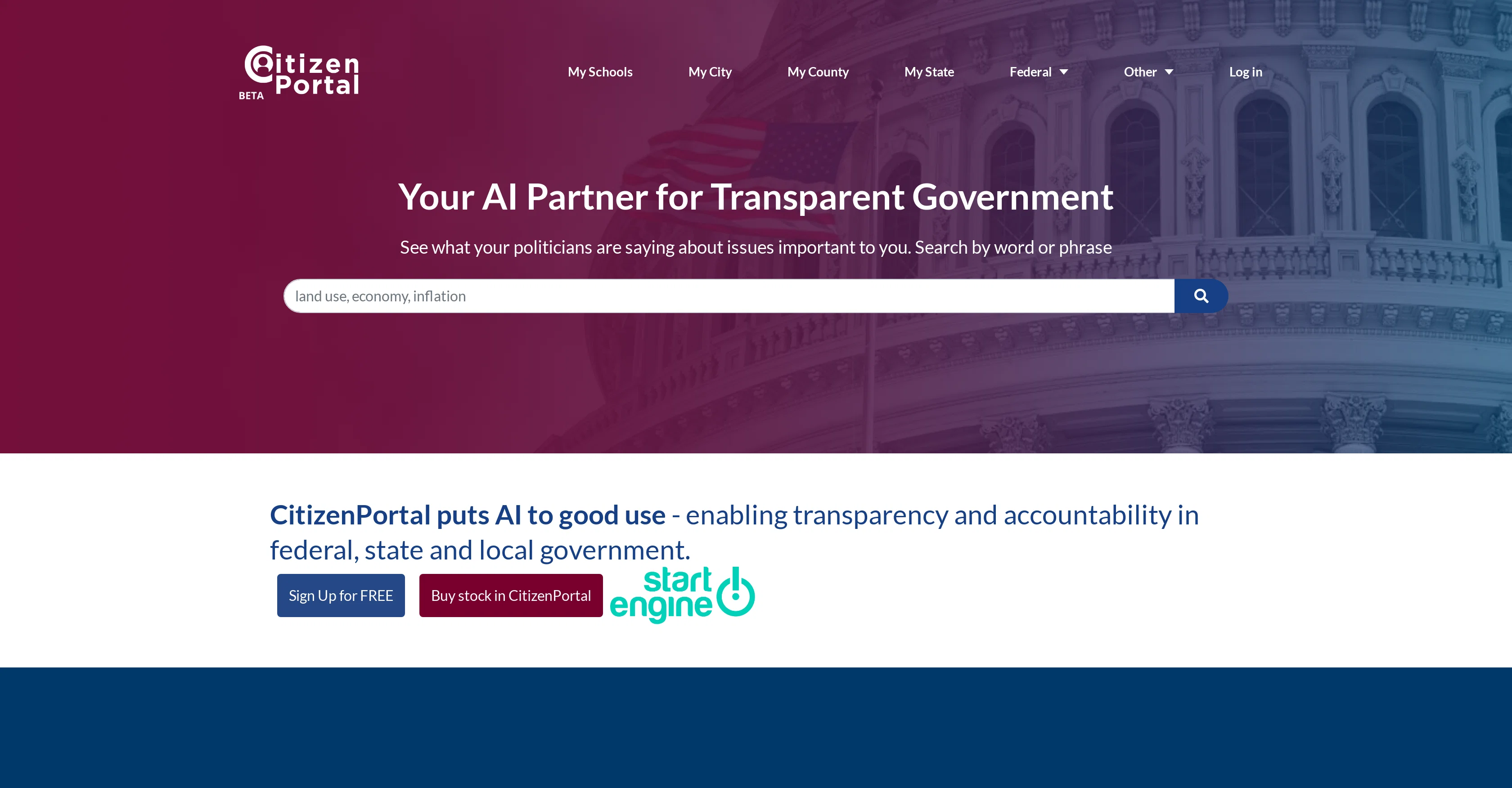 CitizenPortal website