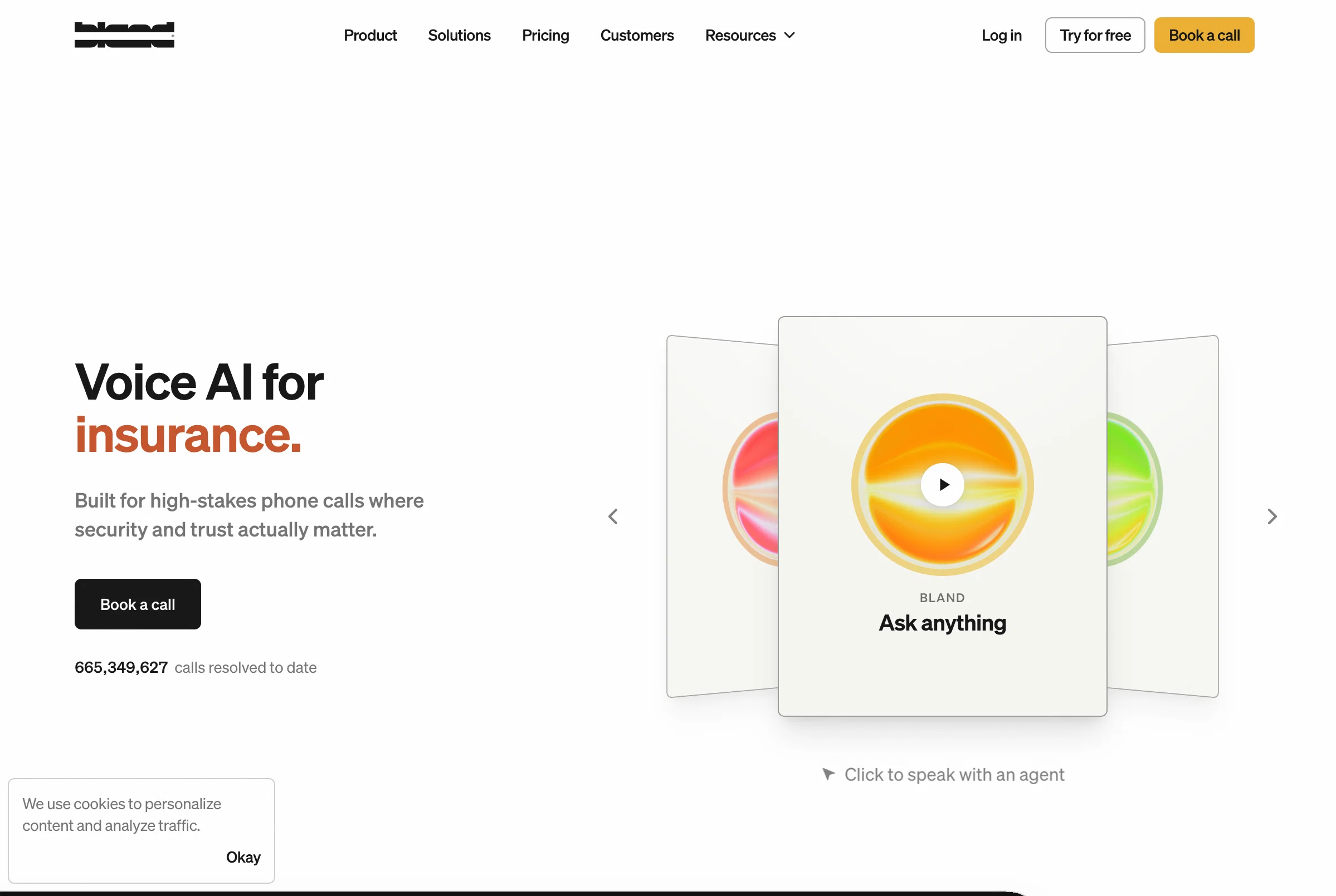 BlandAI website