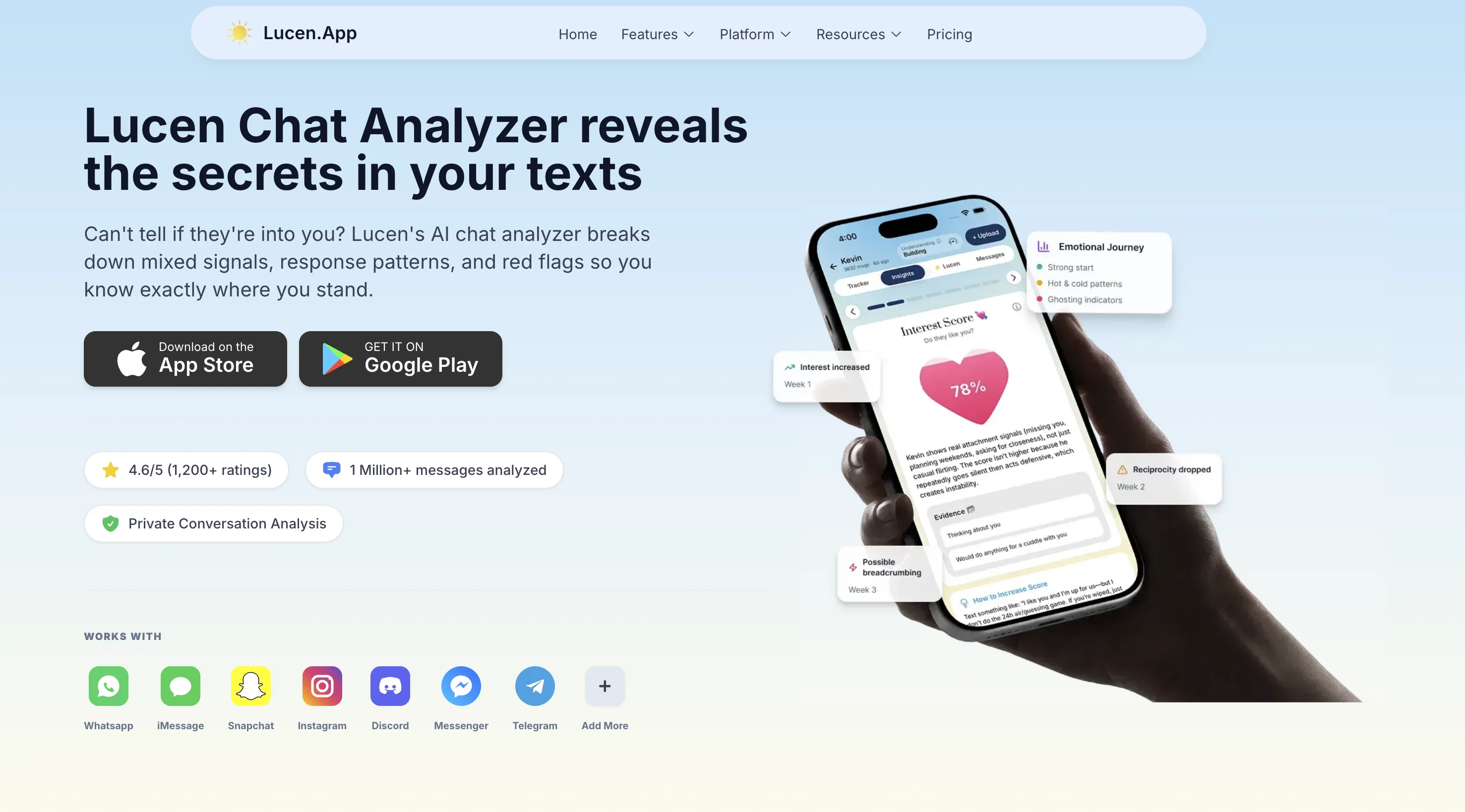 Lucen.app website