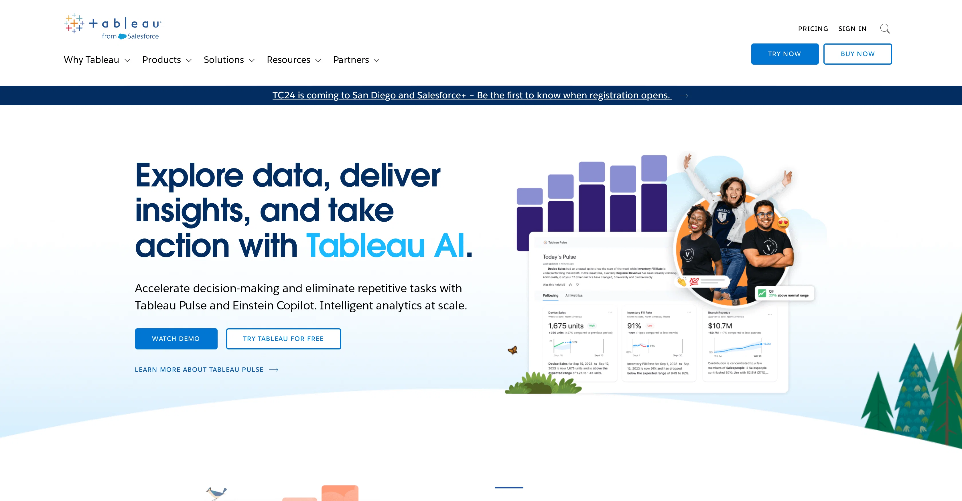 Tableau website