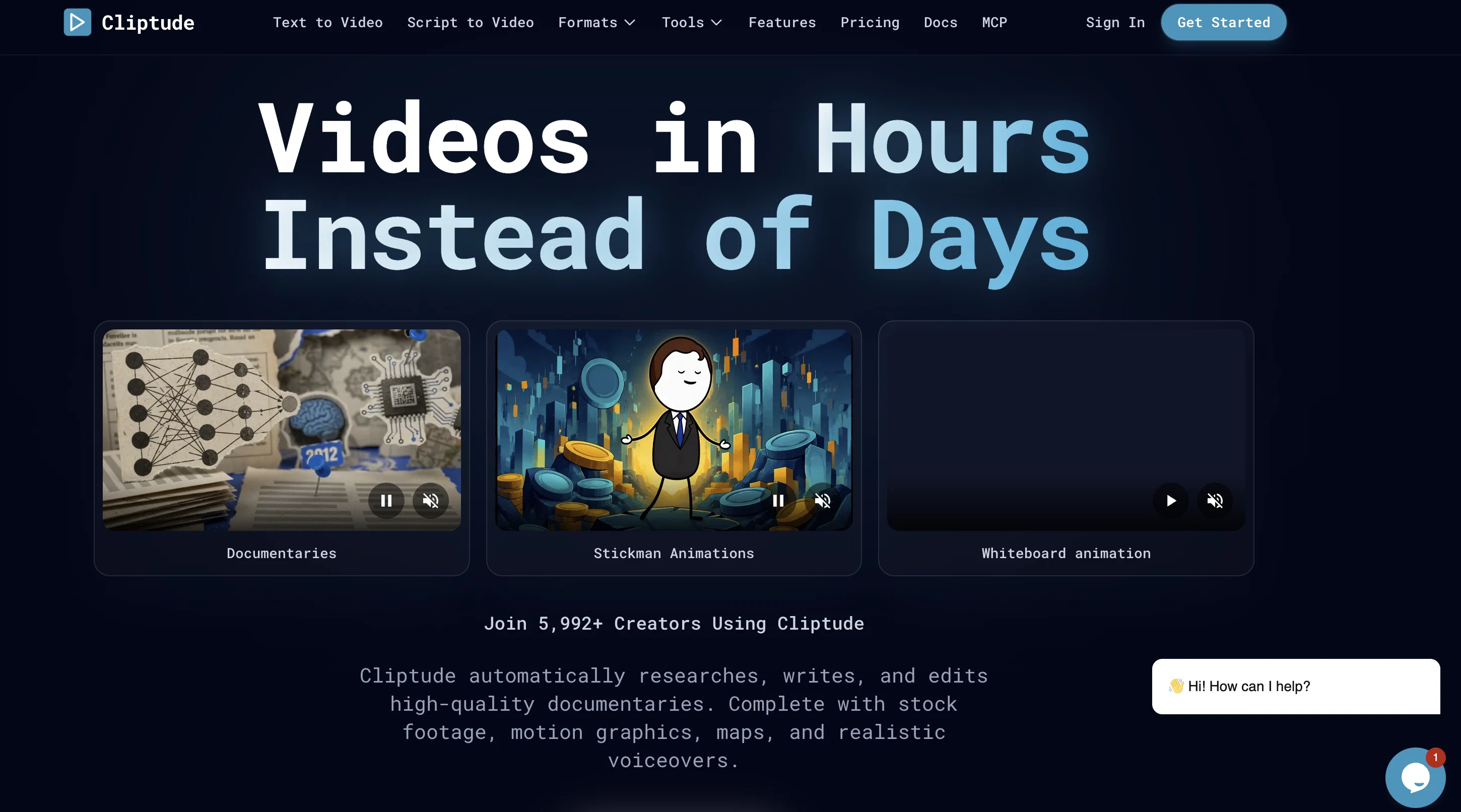 Cliptude website
