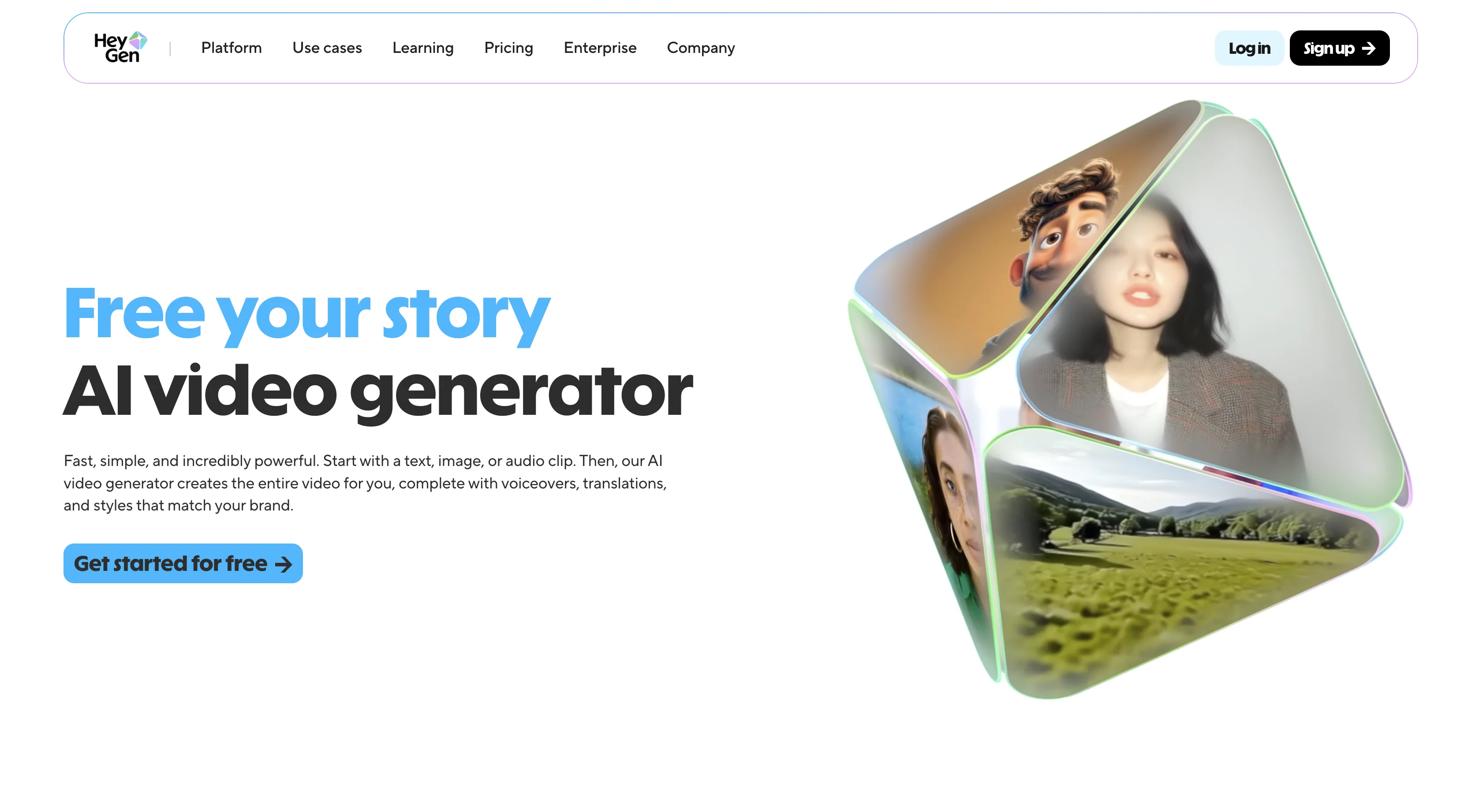 HeyGen website