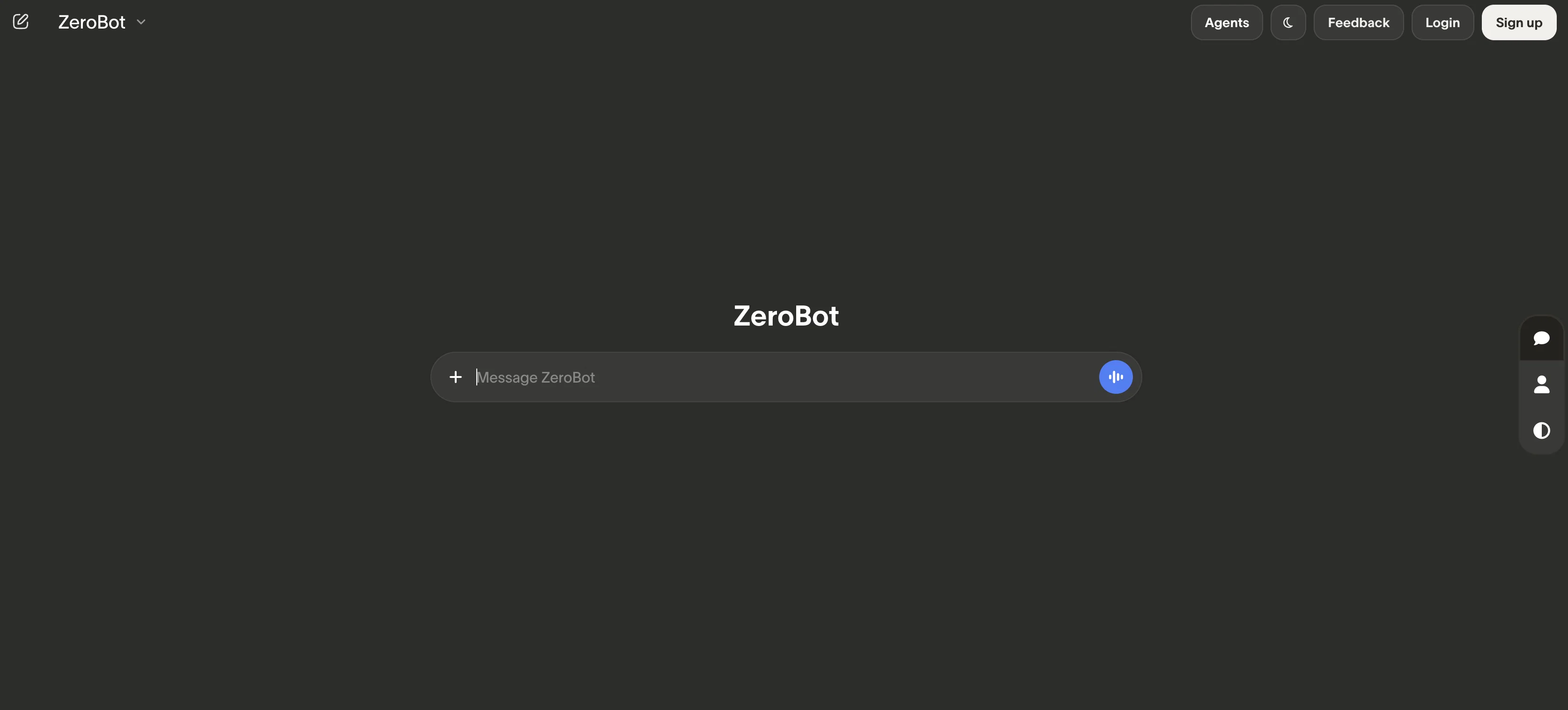 Zerobot website