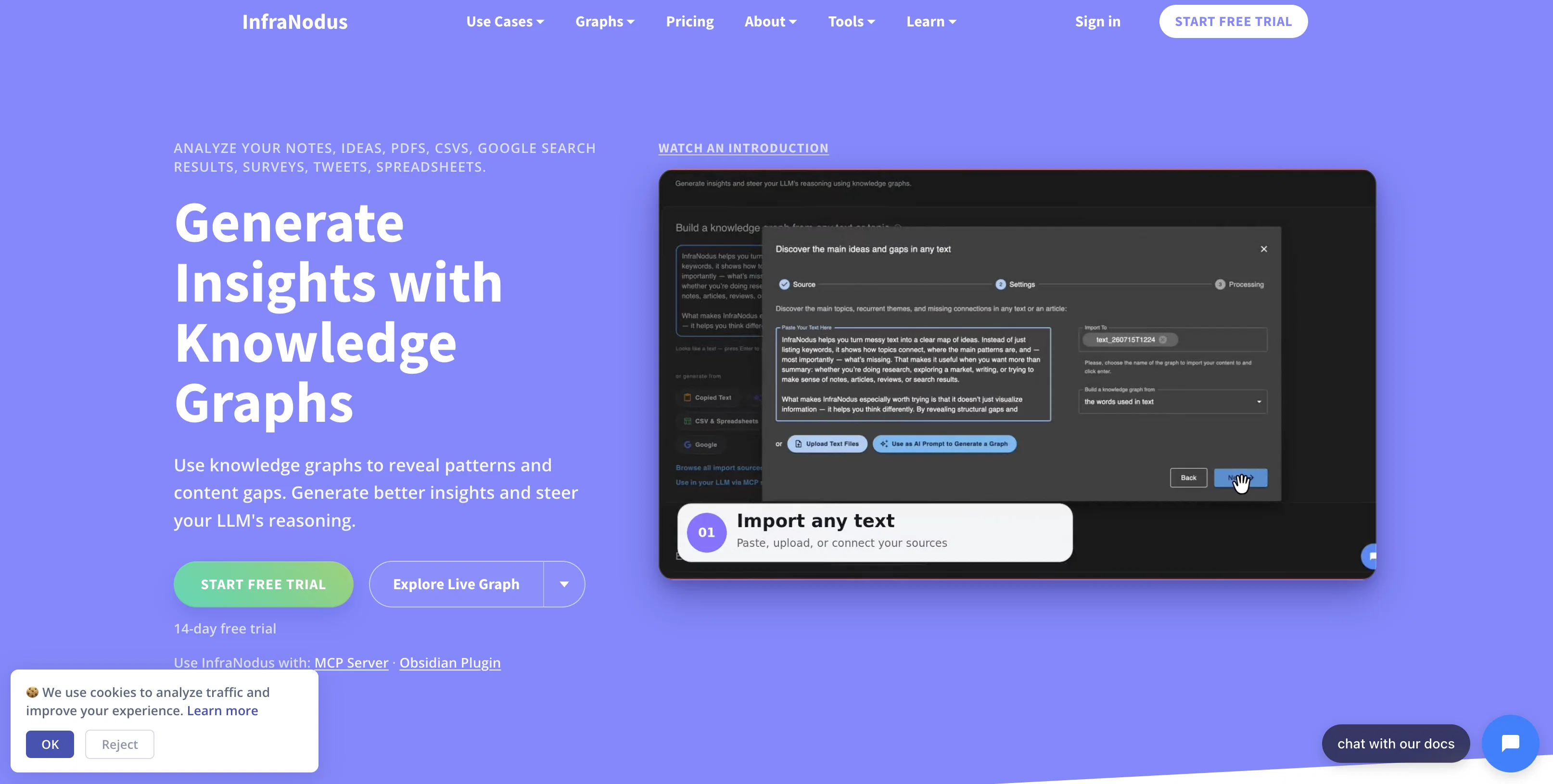 InfraNodus website
