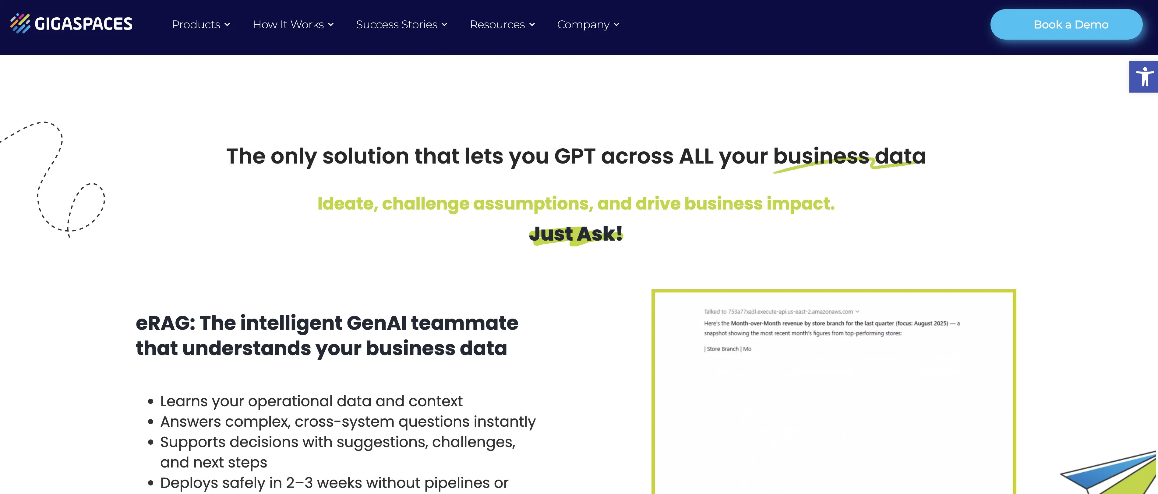 eRAG GenAI website