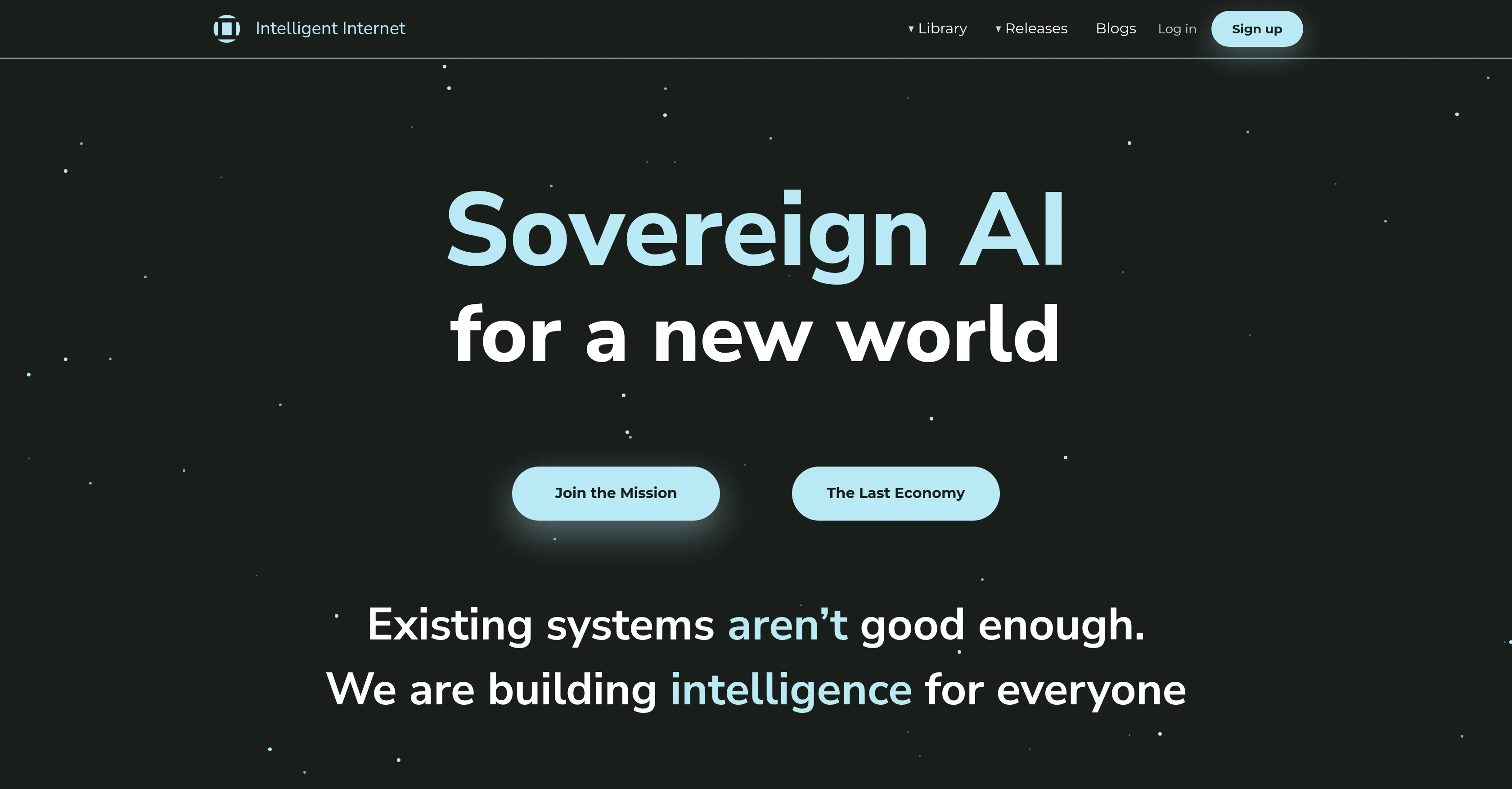 Intelligent Internet website