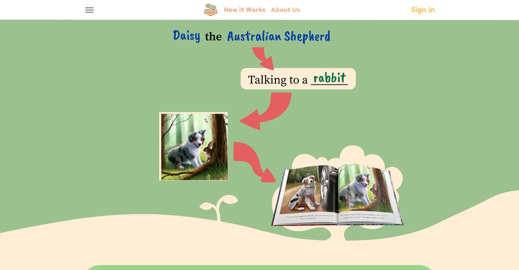 Your Own Story Book website