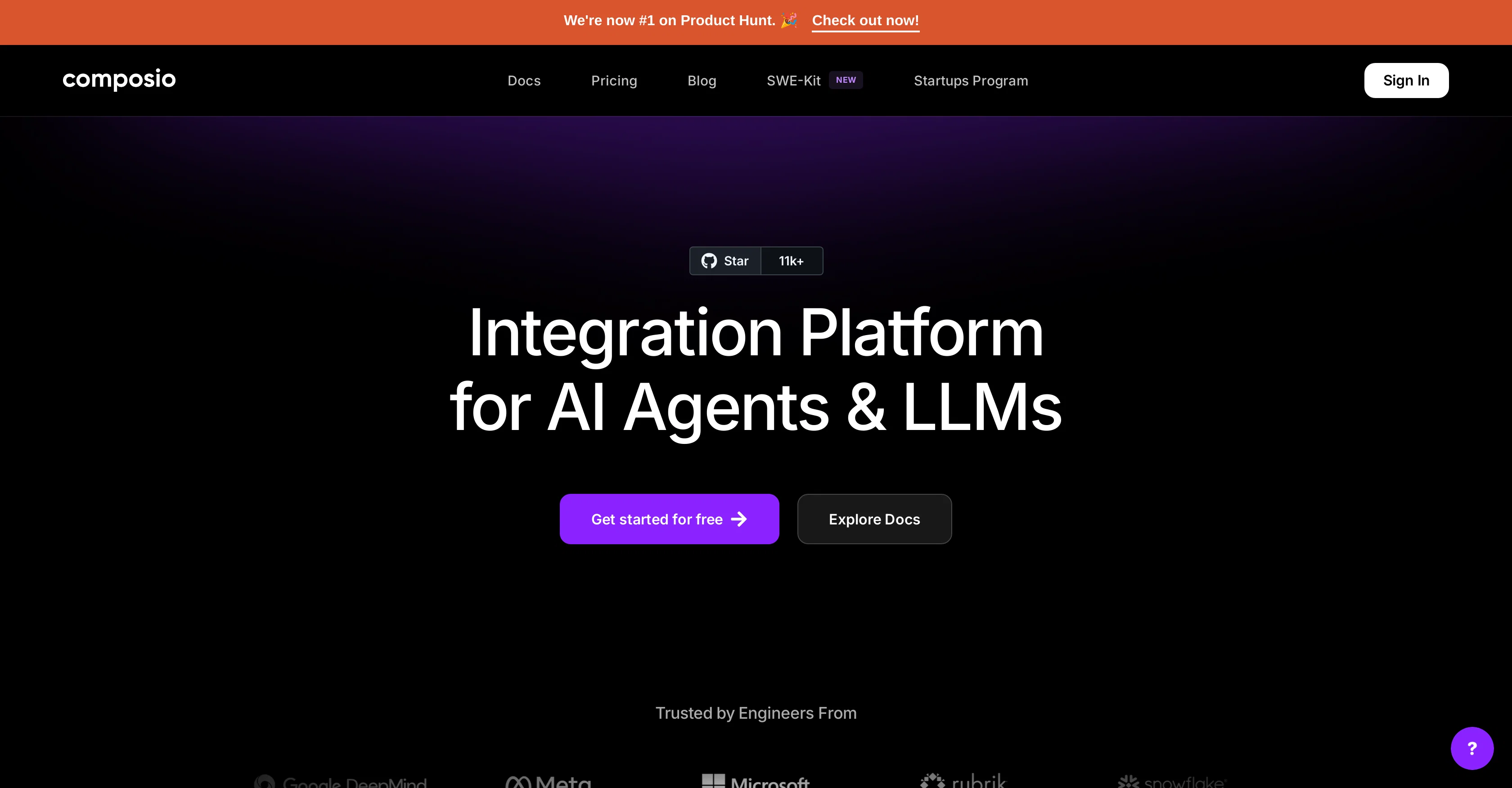 Composio website