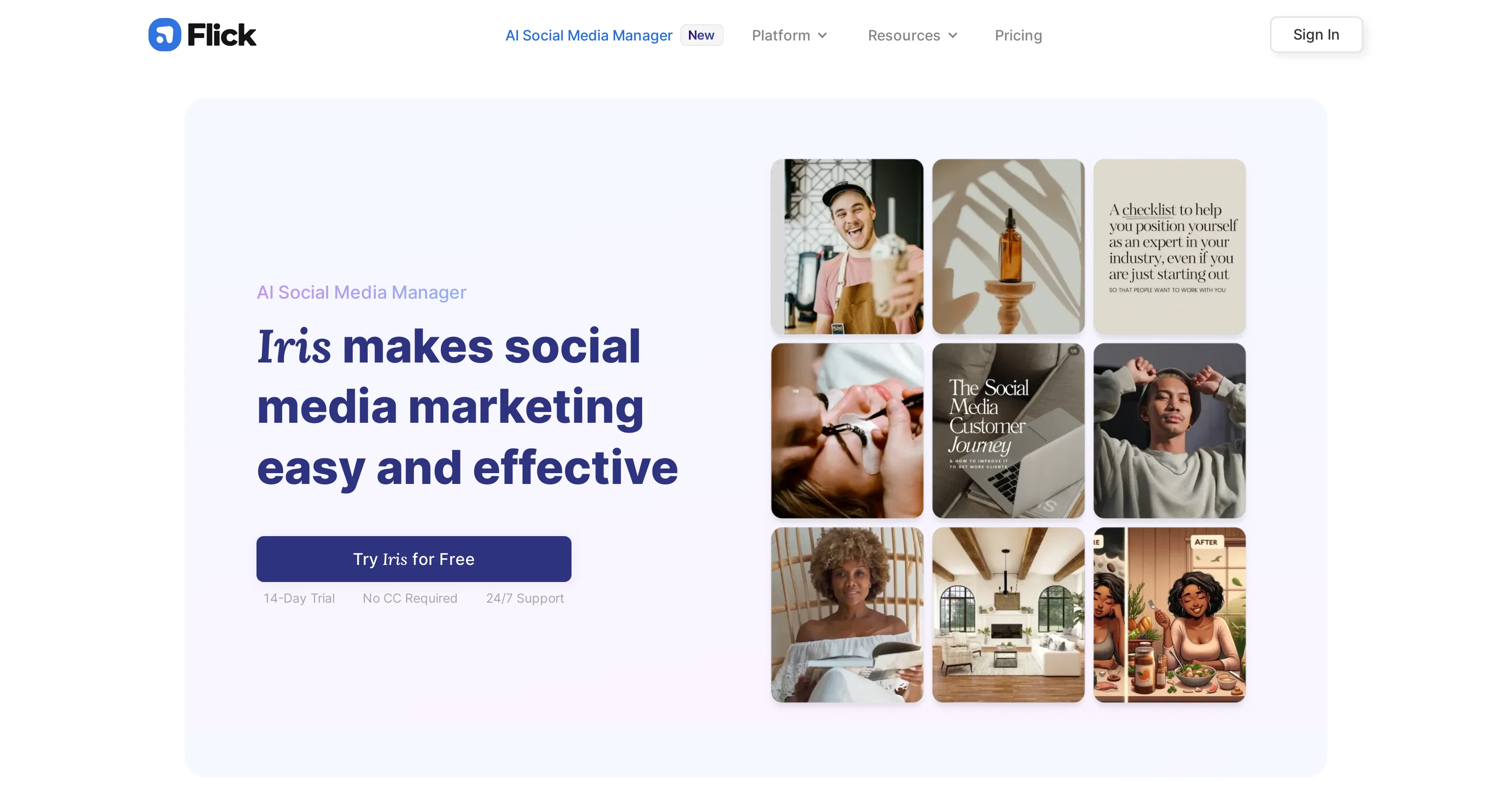 Flick - AI assistant website