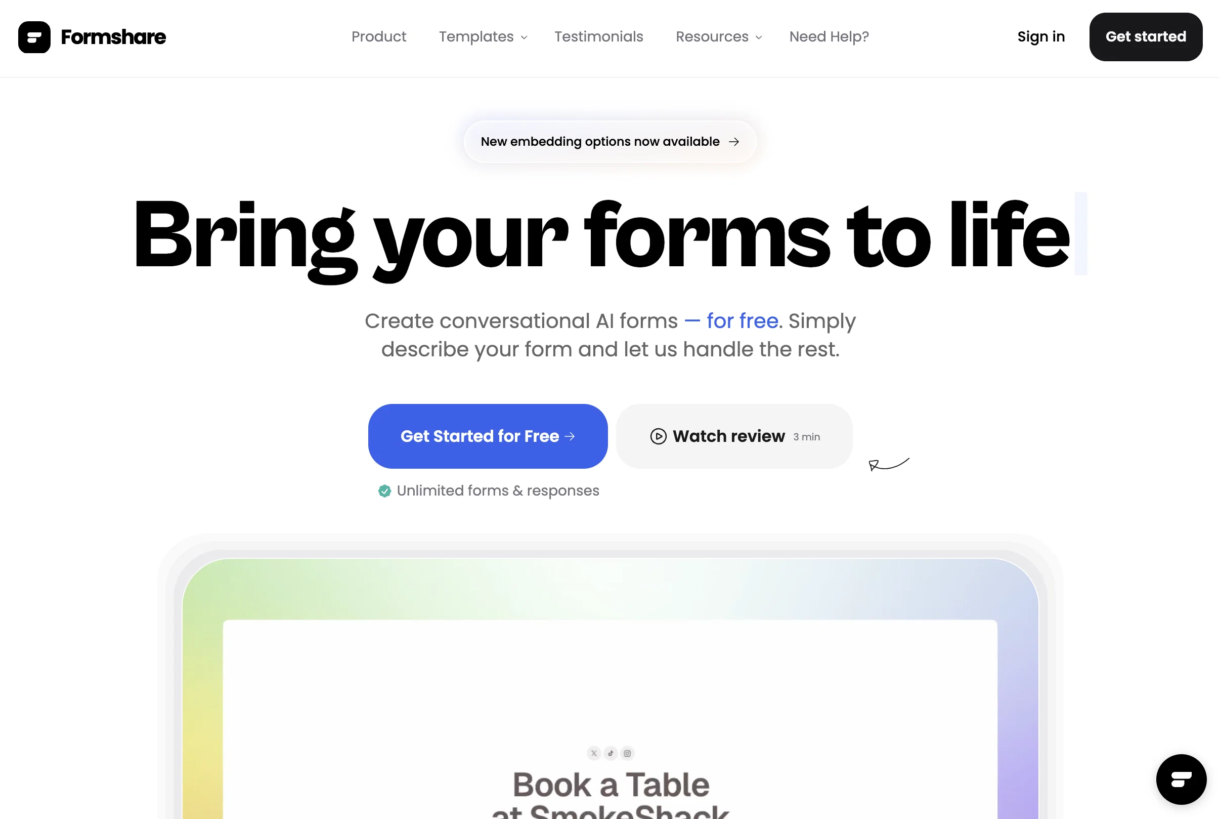 Formshare website