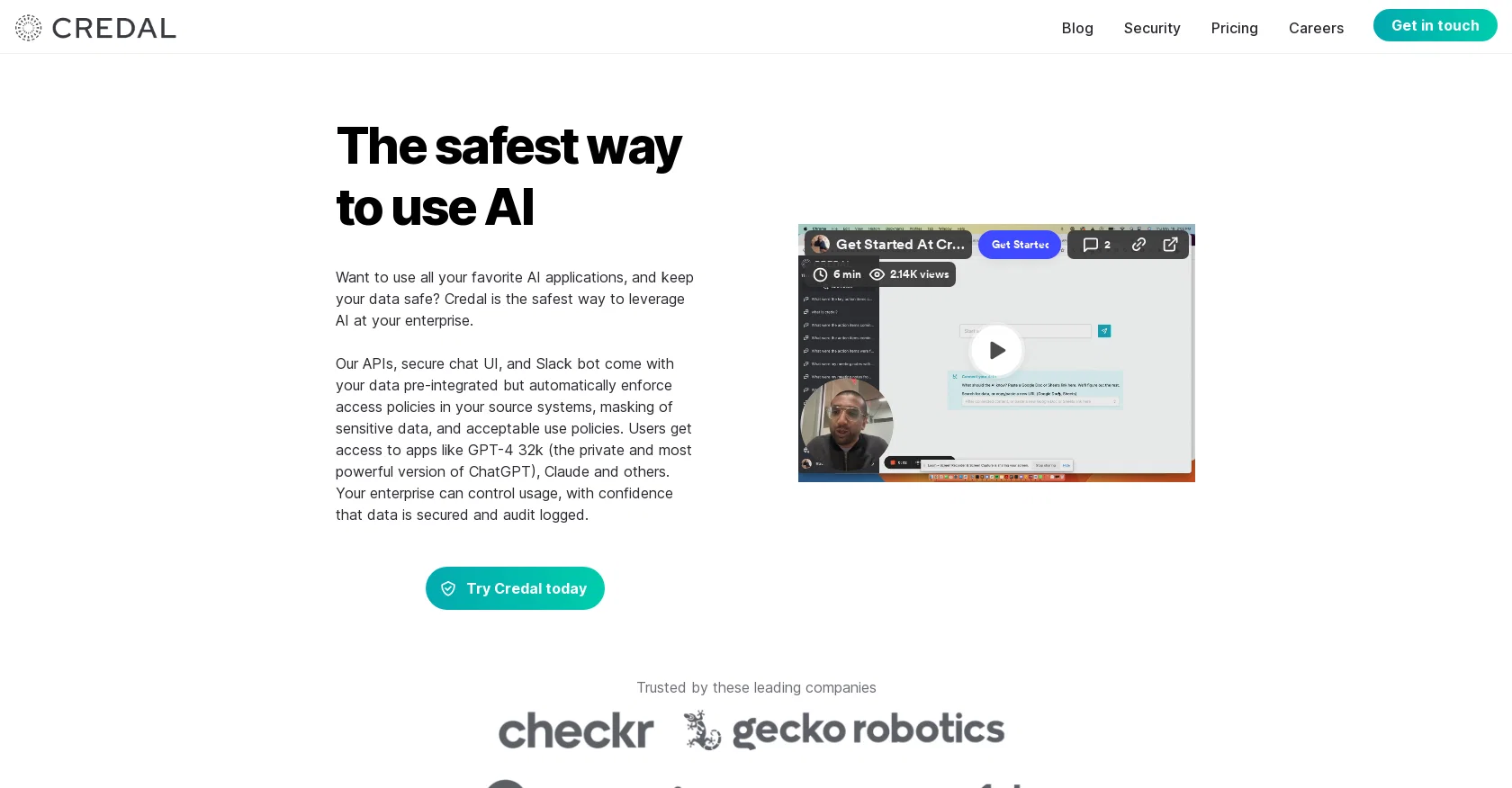 Credal website