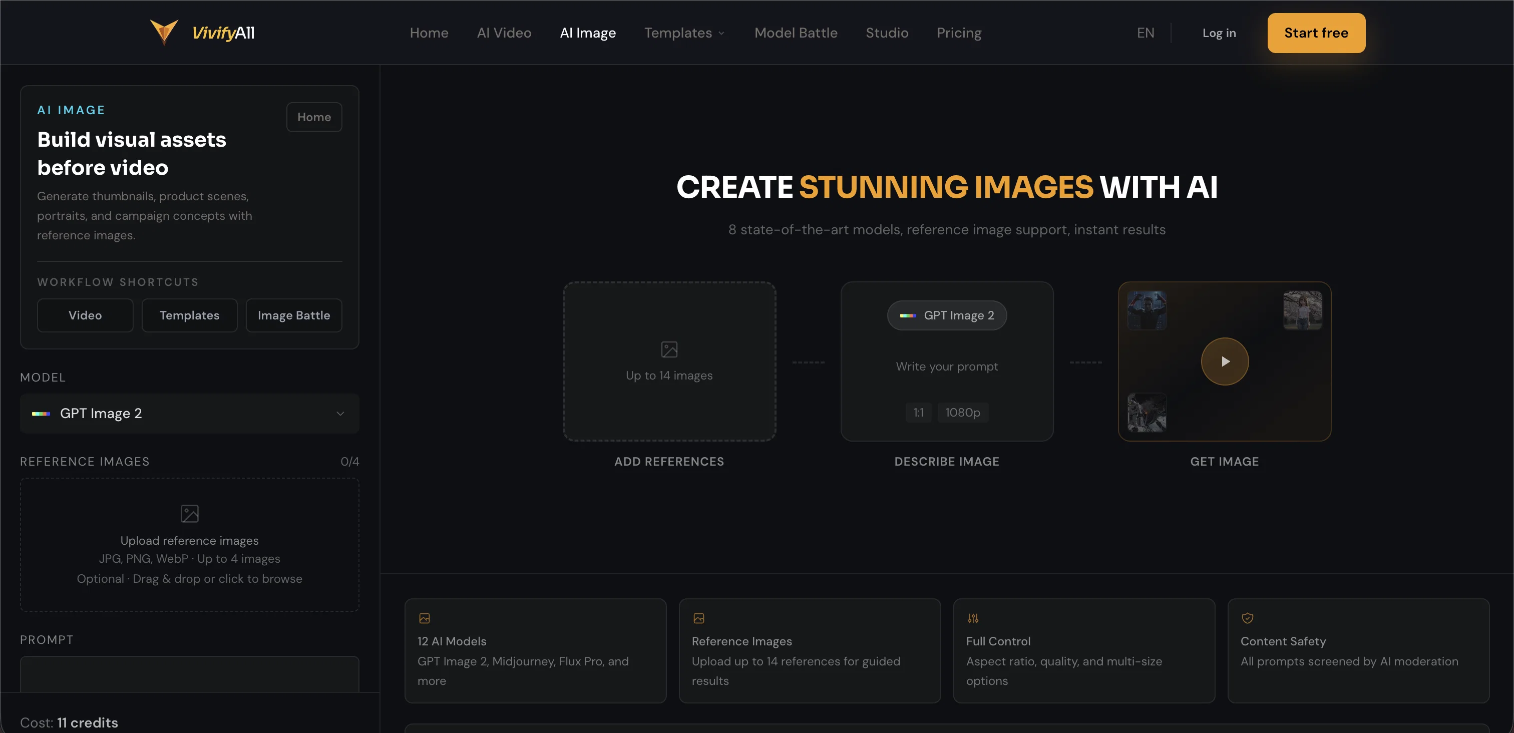VivifyAll | Image Generator website