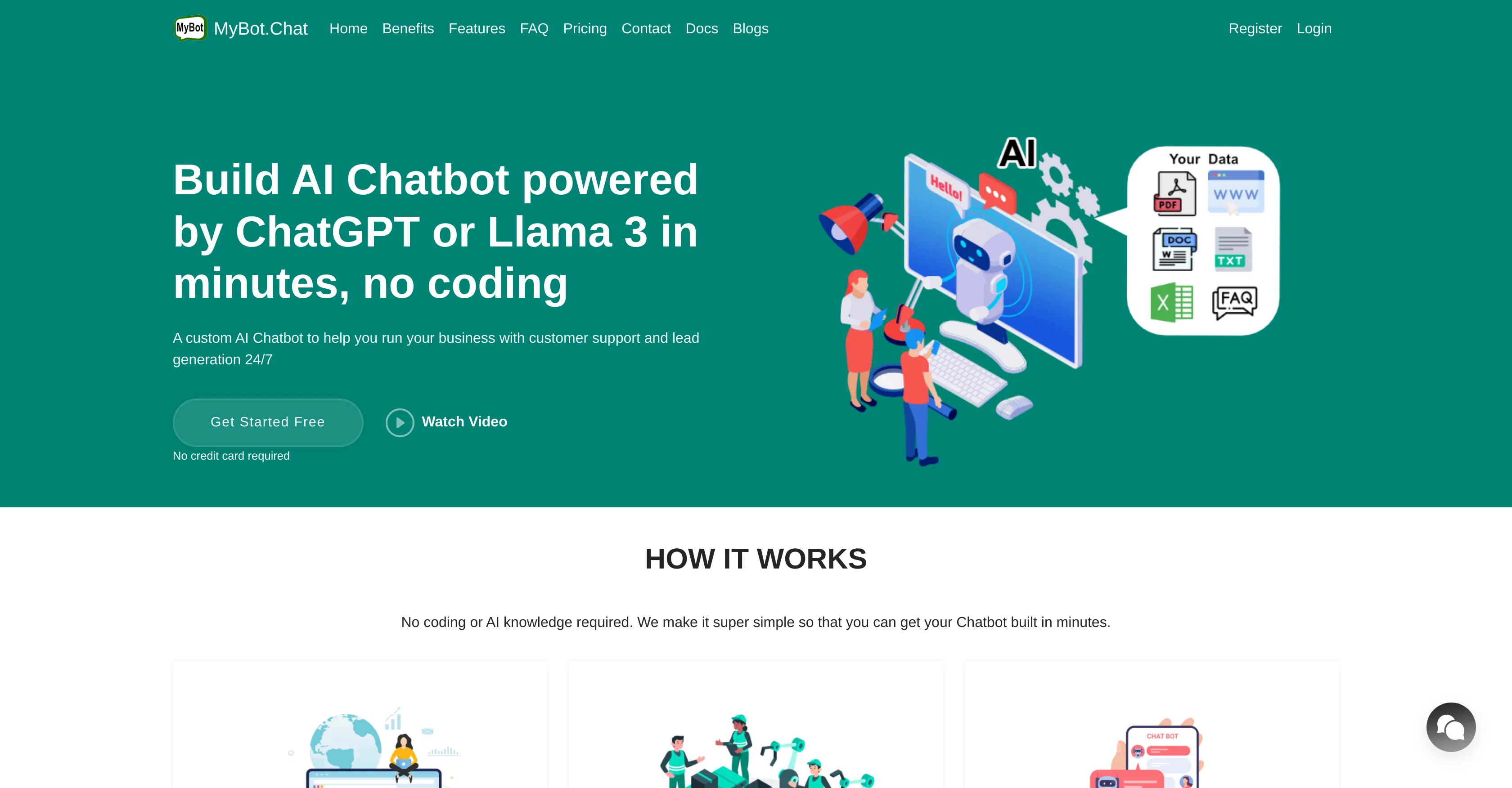 MyBot.Chat website