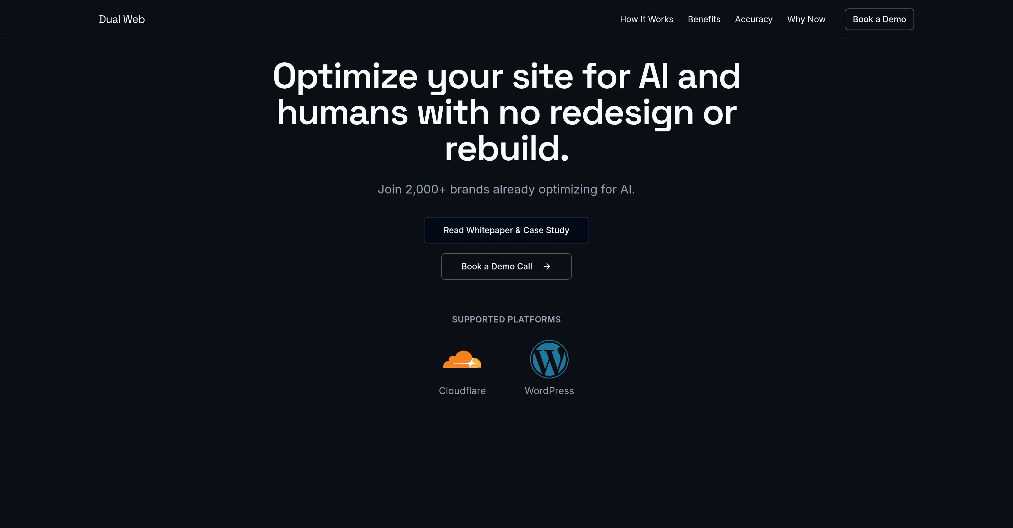 Dual Web website