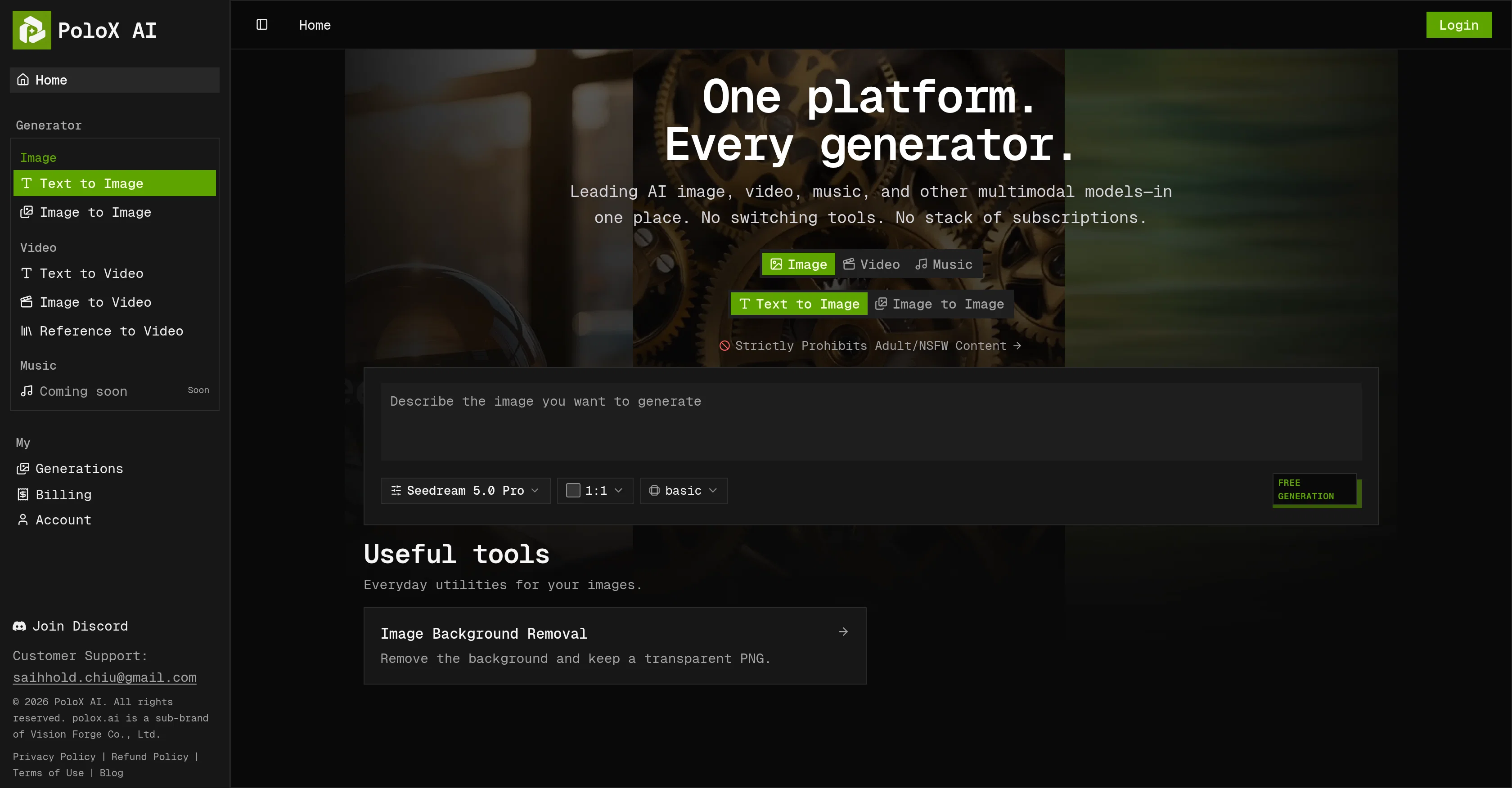 PoloX AI website