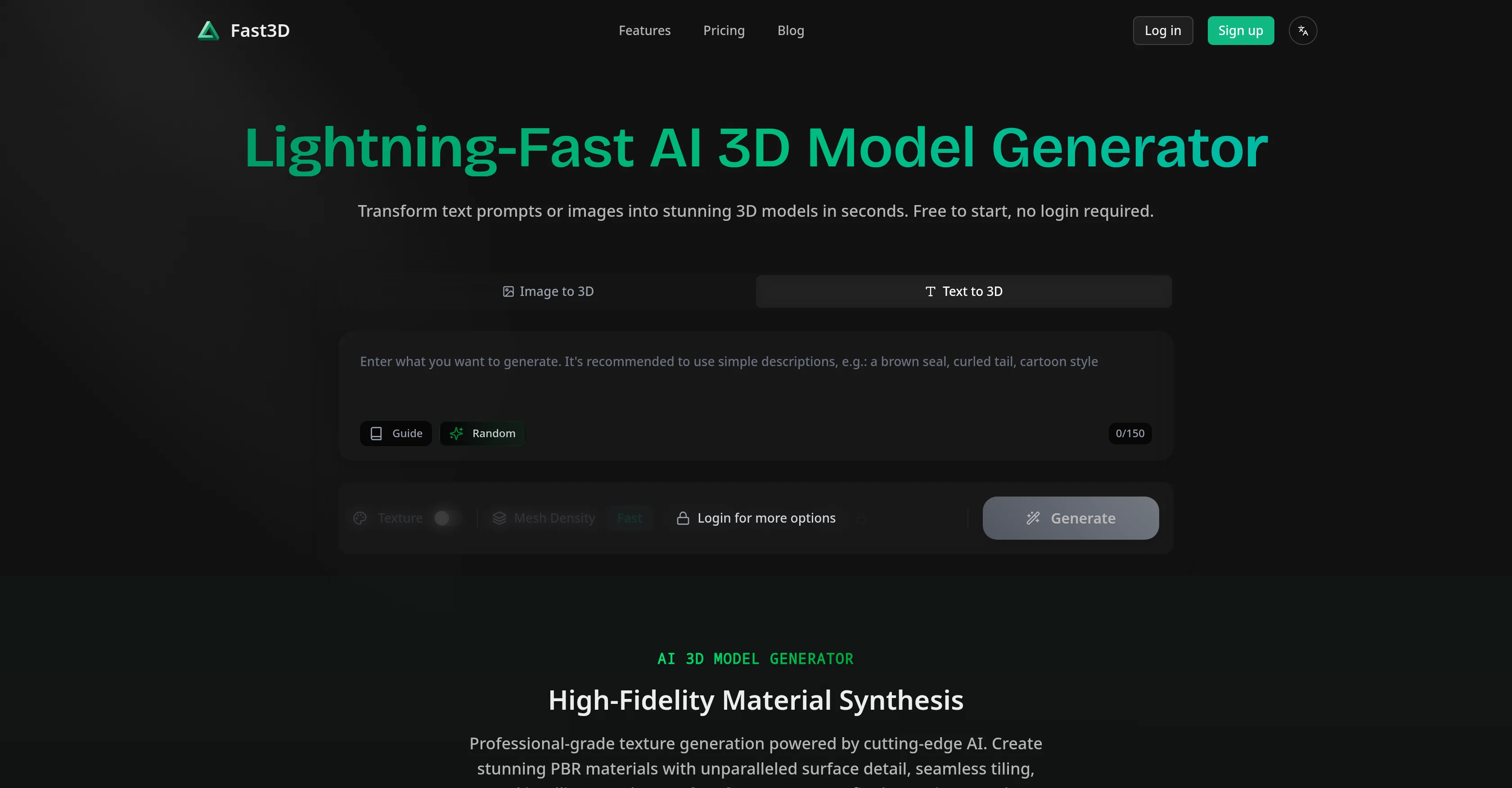 Fast3D website