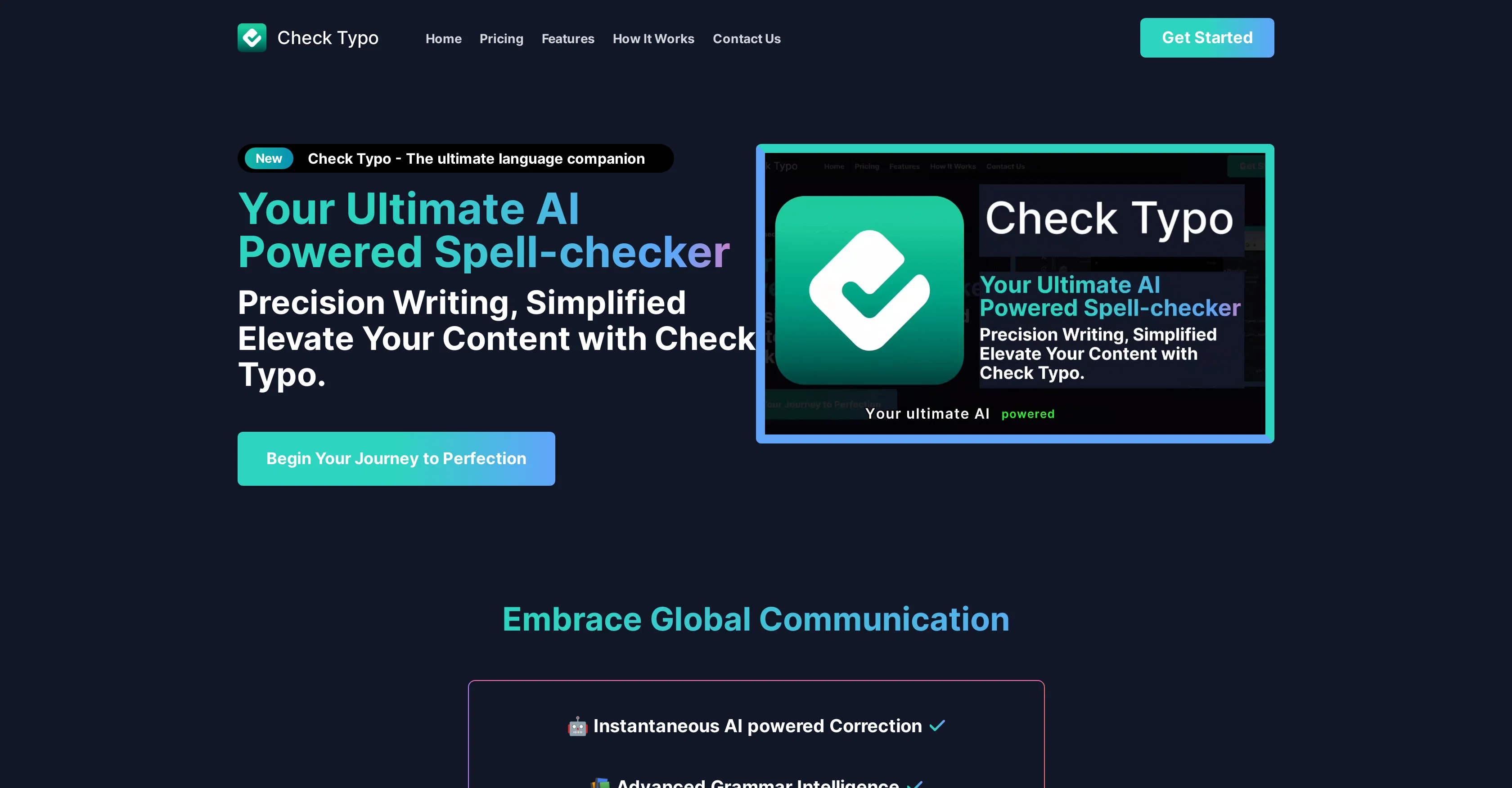 Check Typo website