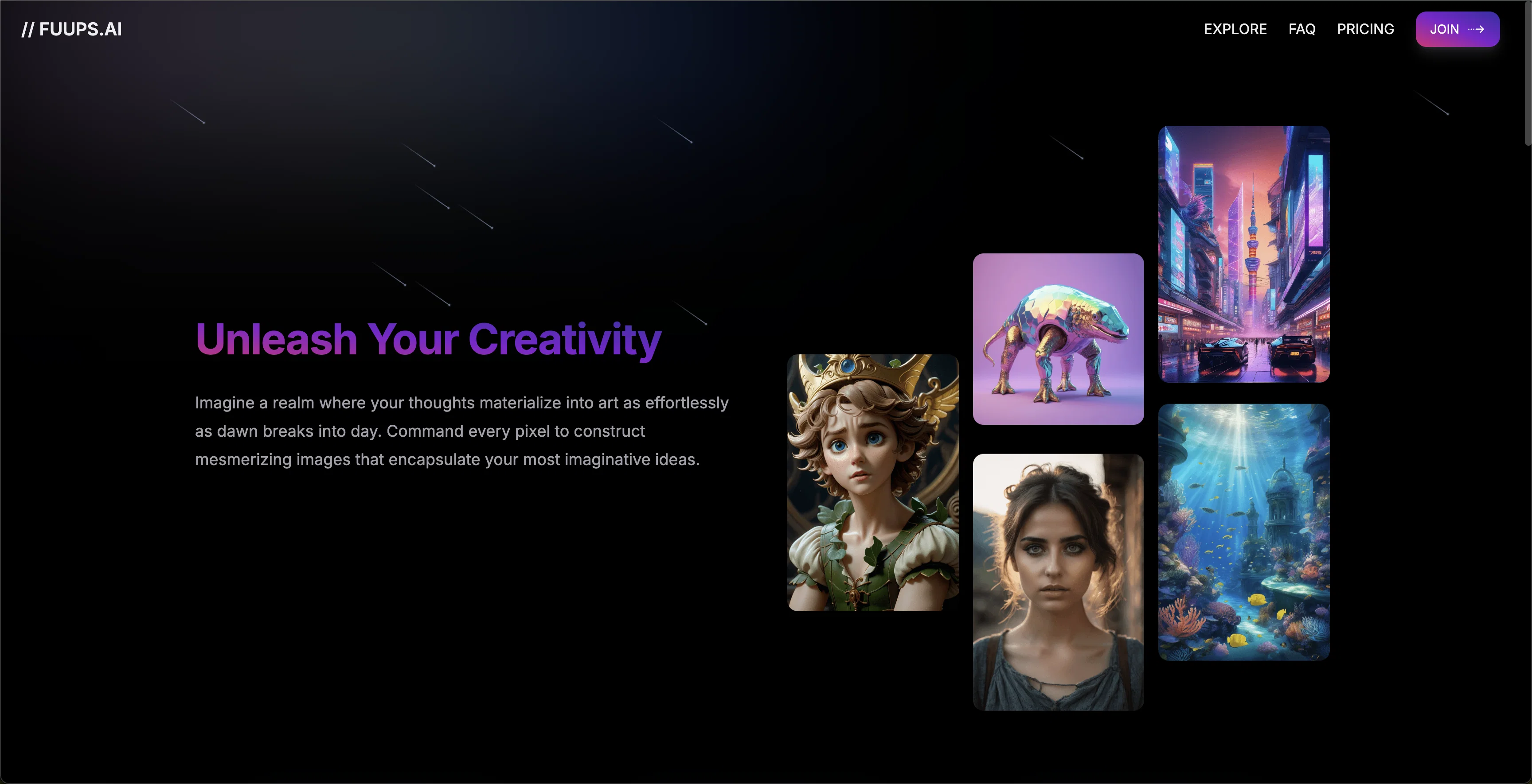 Fuups website
