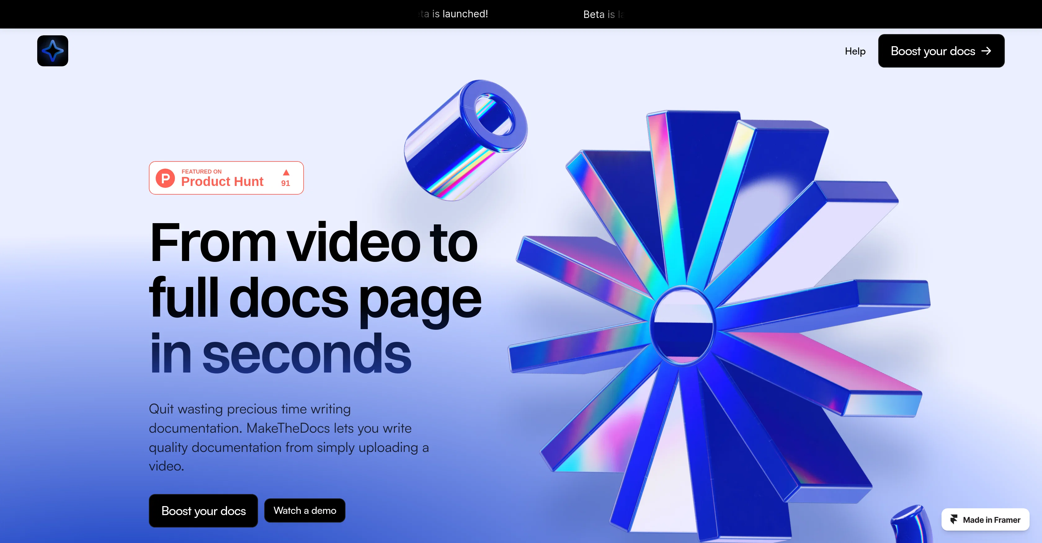 MakeTheDocs website