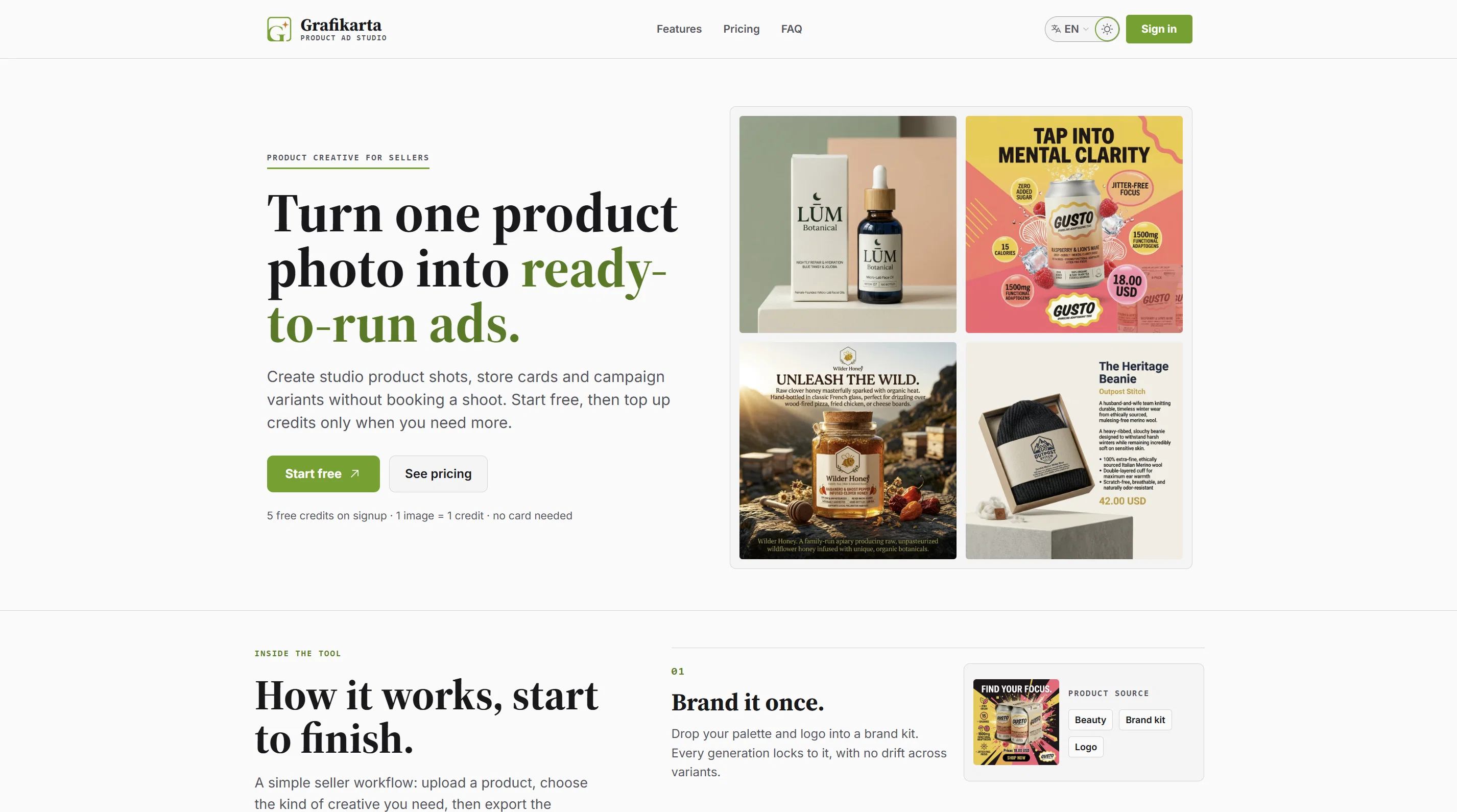 Grafikarta website