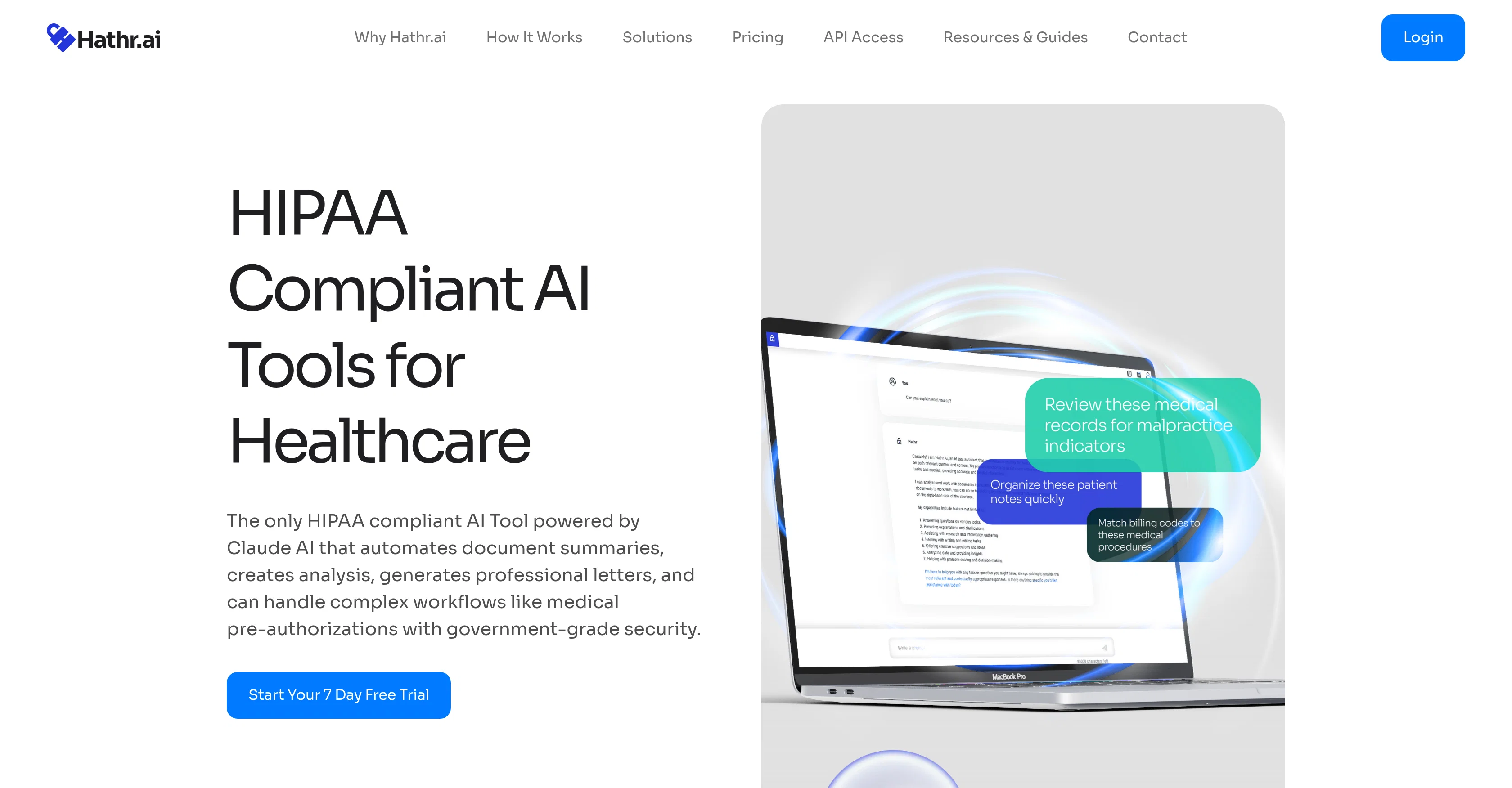 Hathr AI website
