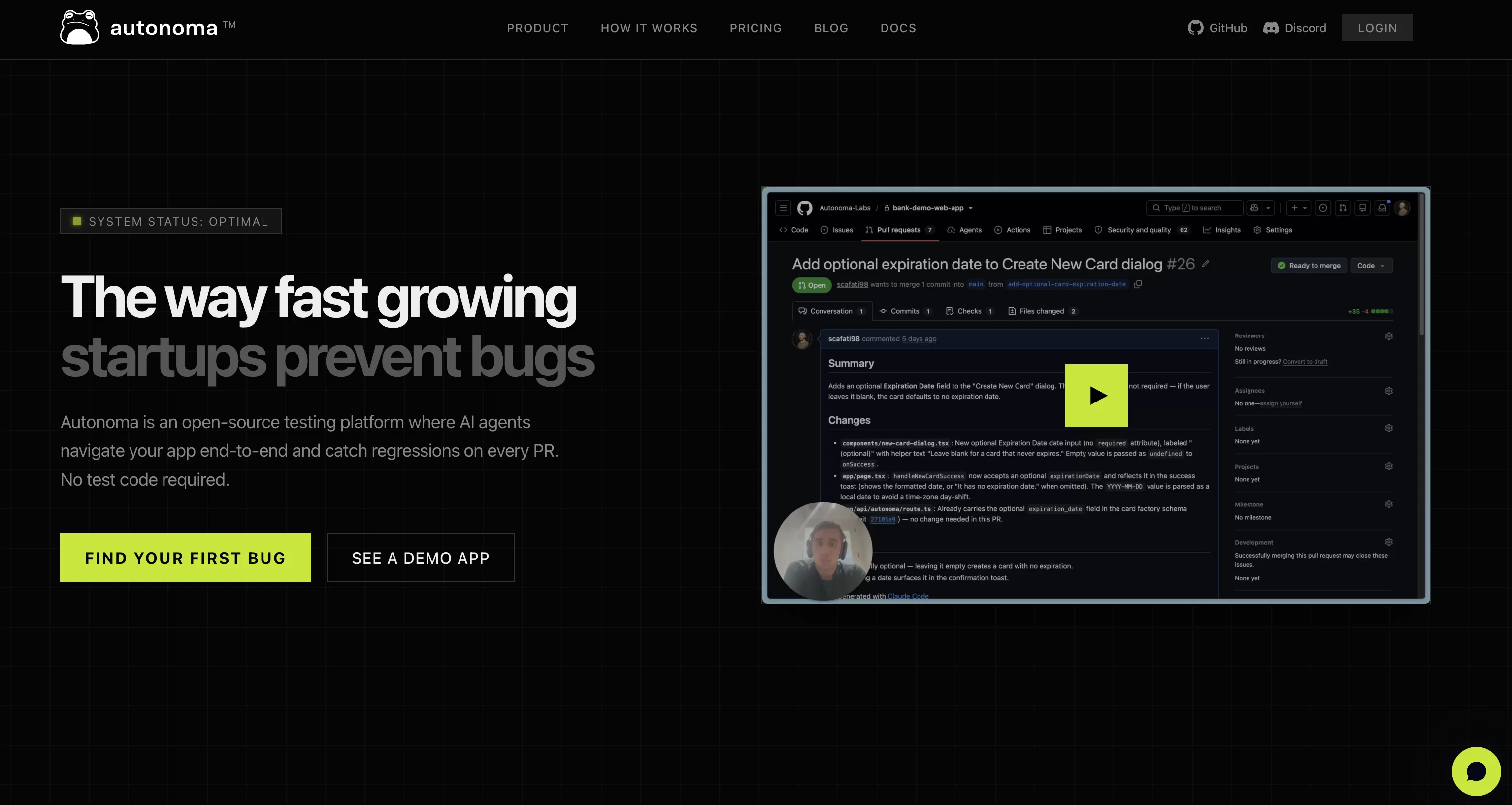 Autonoma website