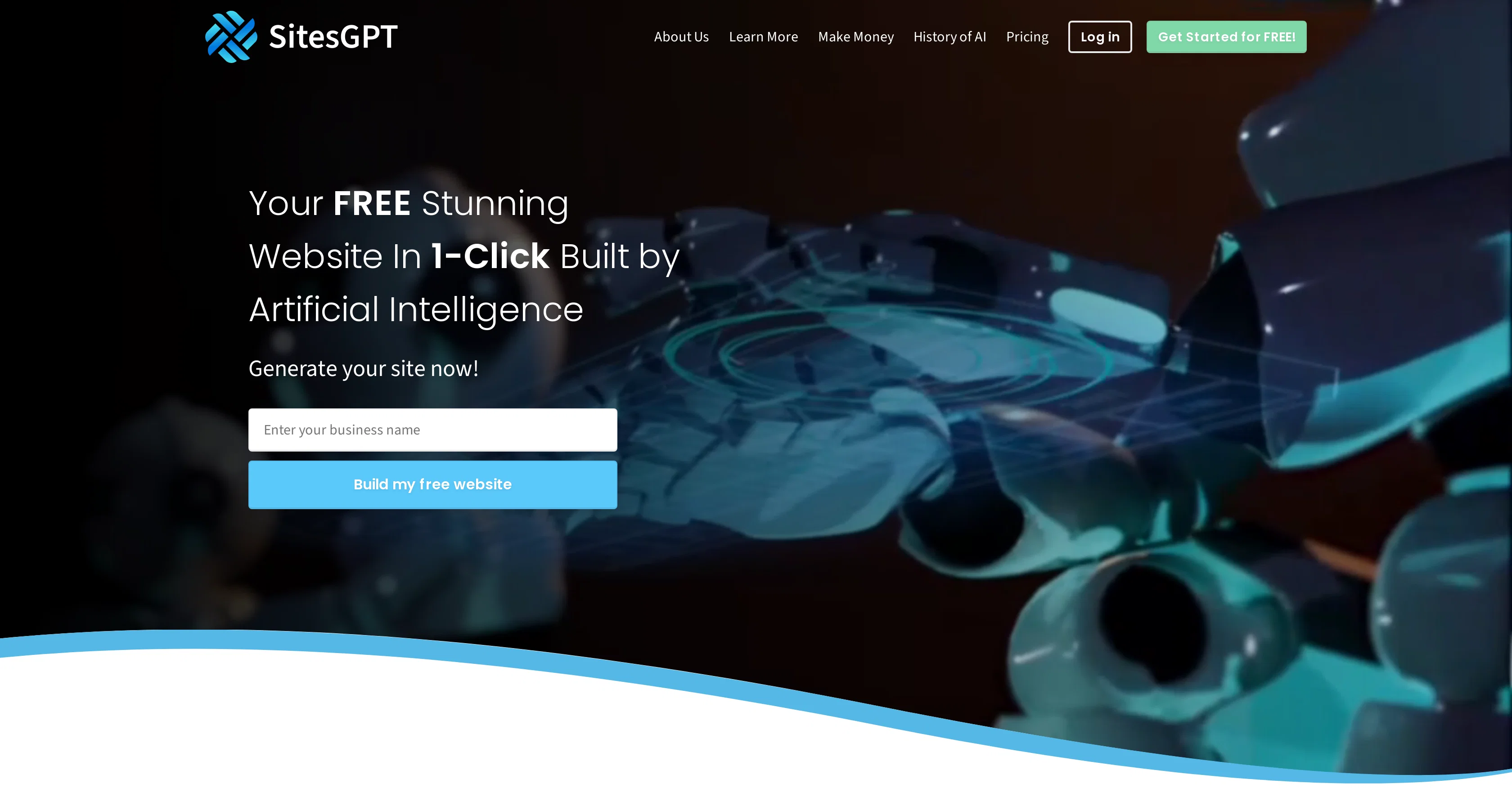 SitesGPT.com website