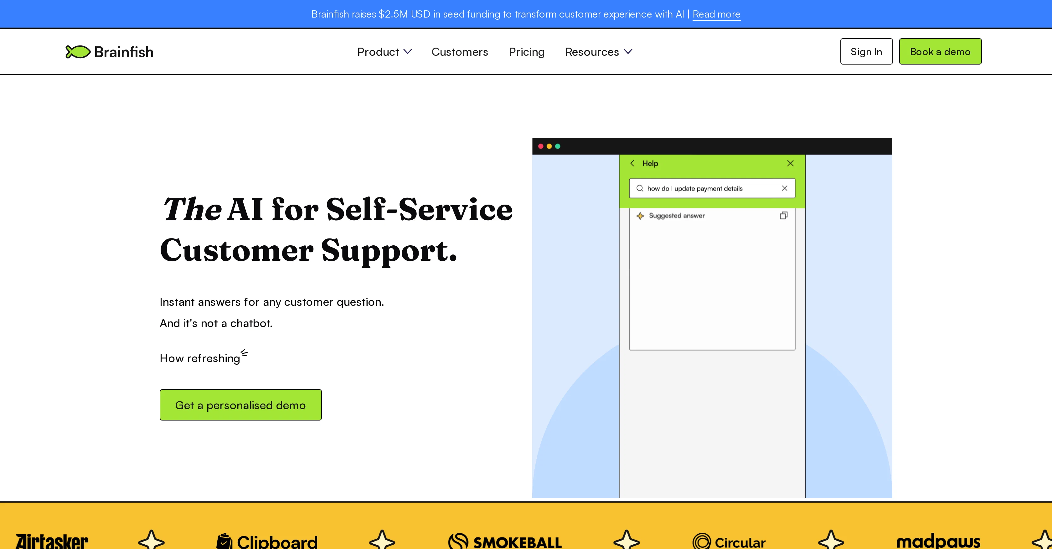 Brainfish website