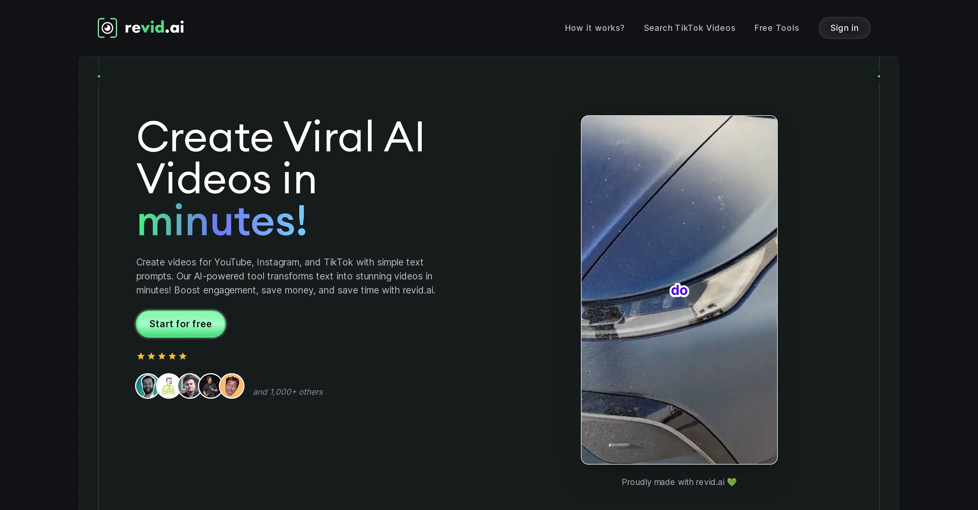 Revid website