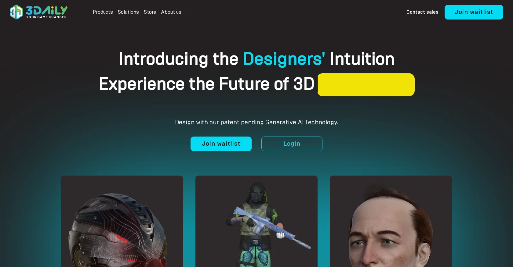 3DAiLY website