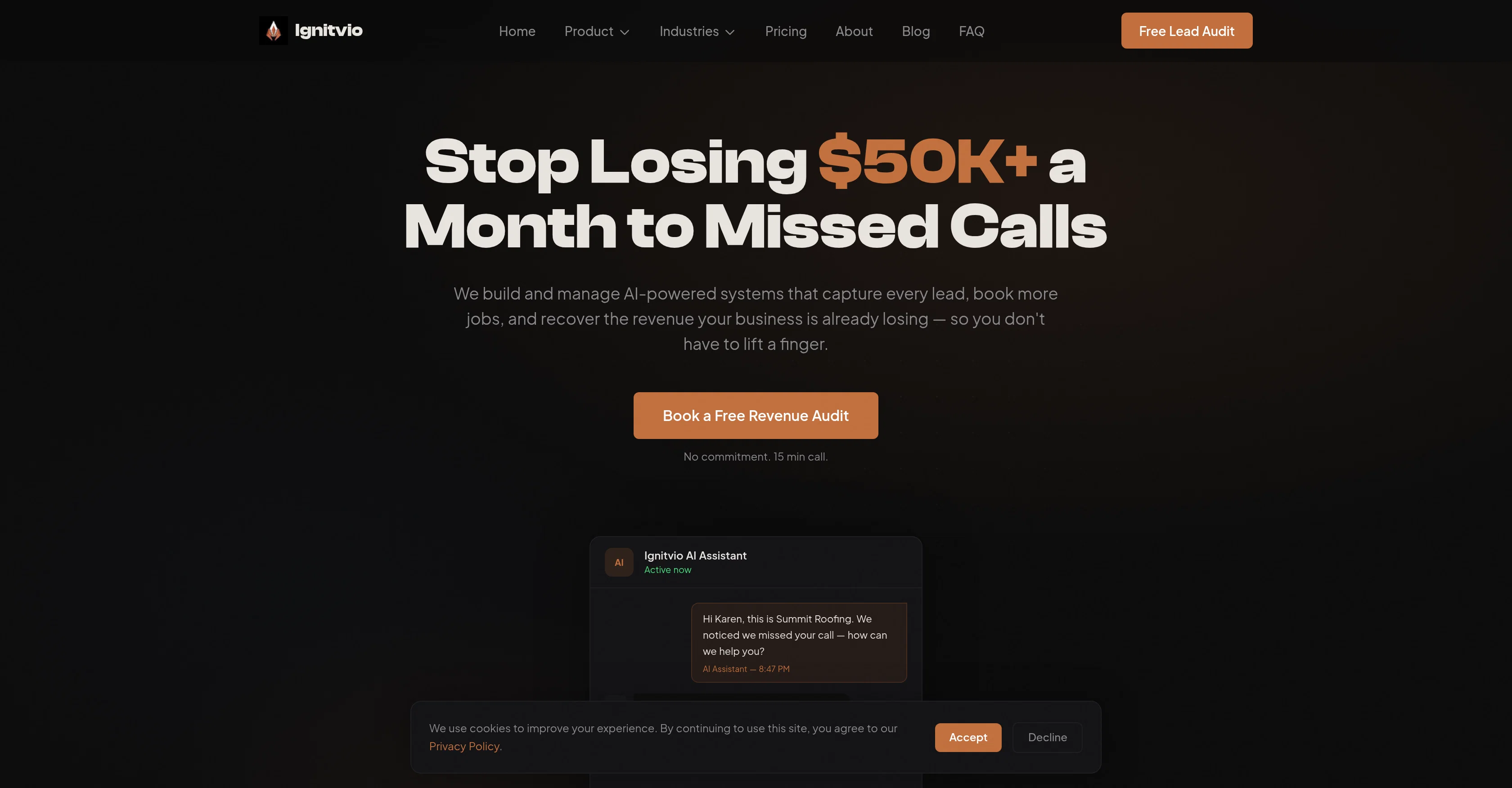 Ignitvio website