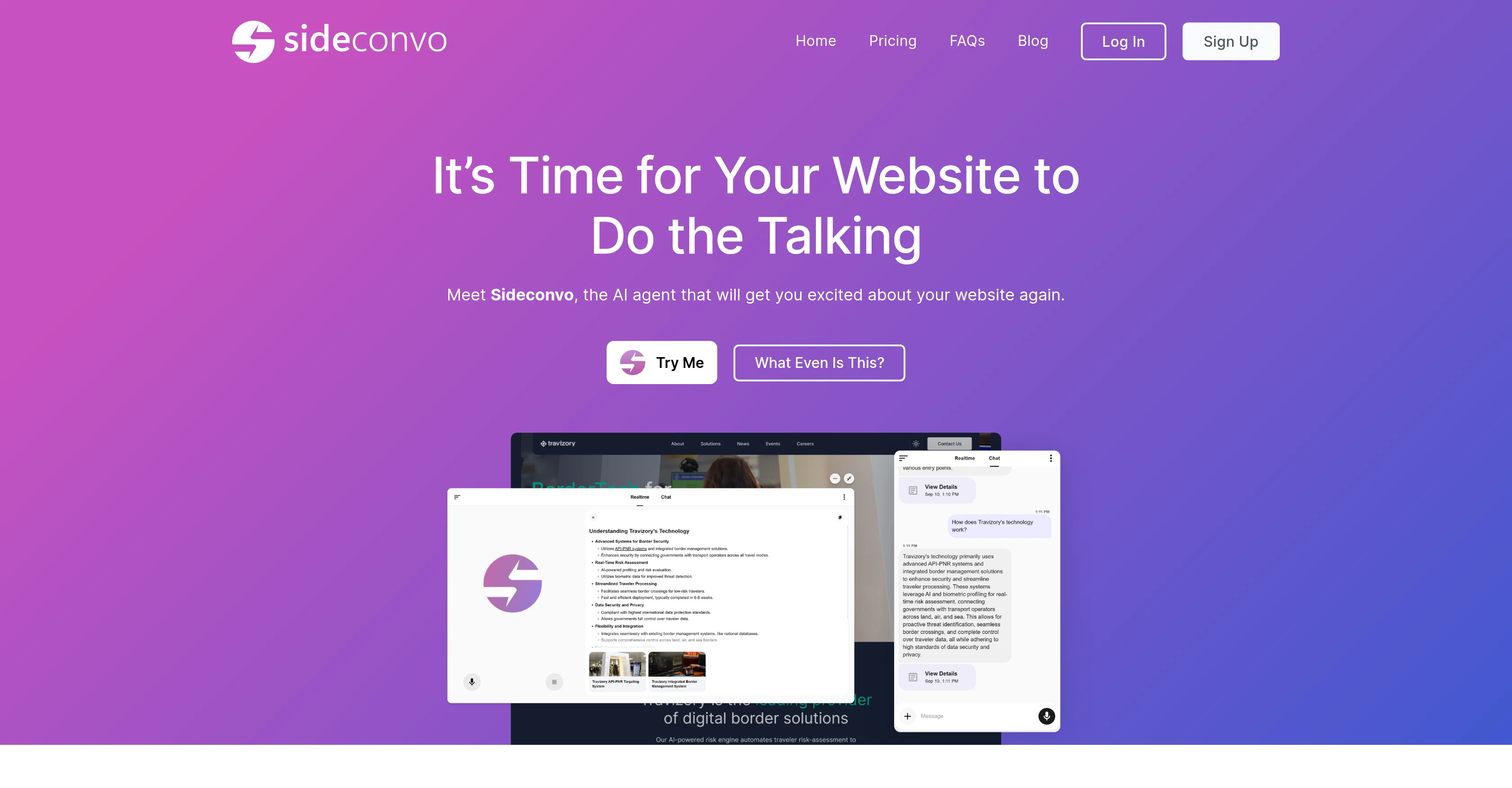 Sideconvo website