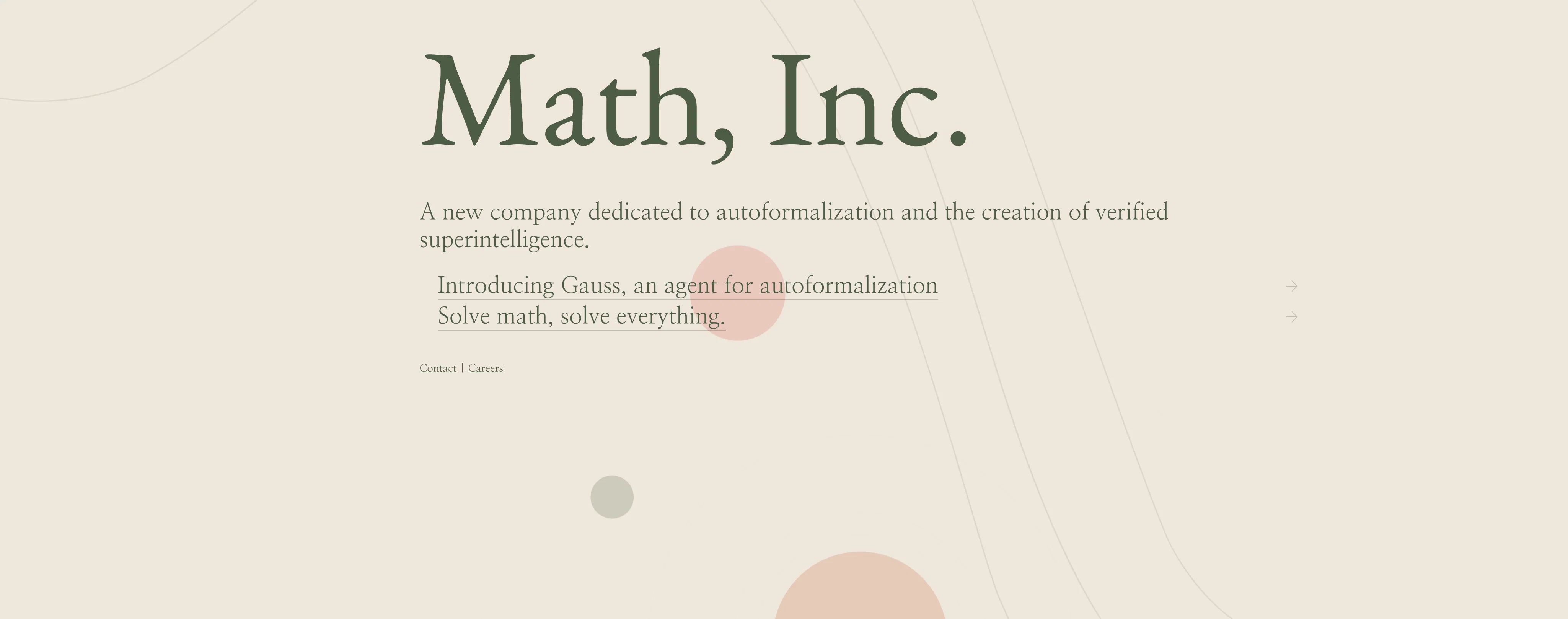 Math.inc |Gauss website