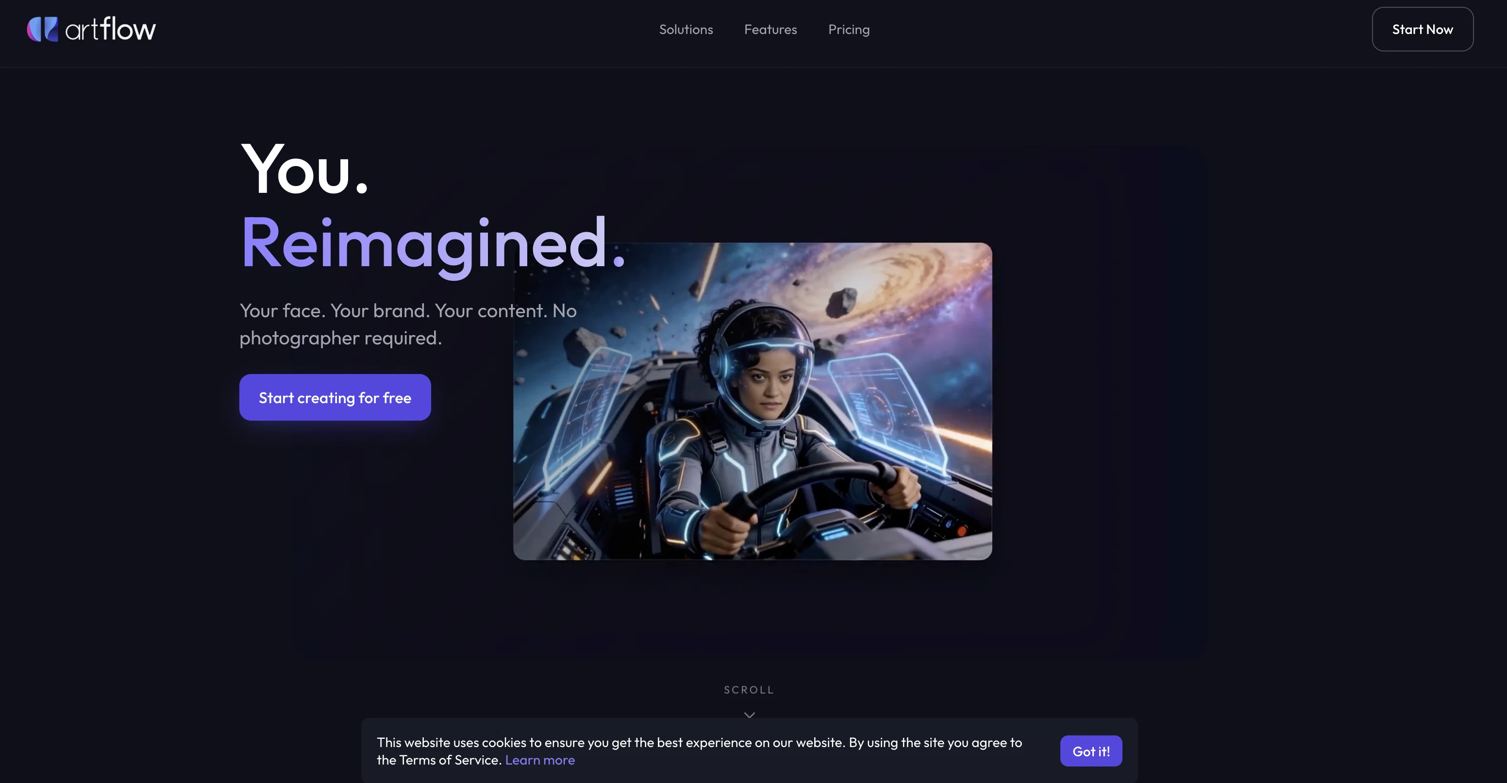 Artflow website