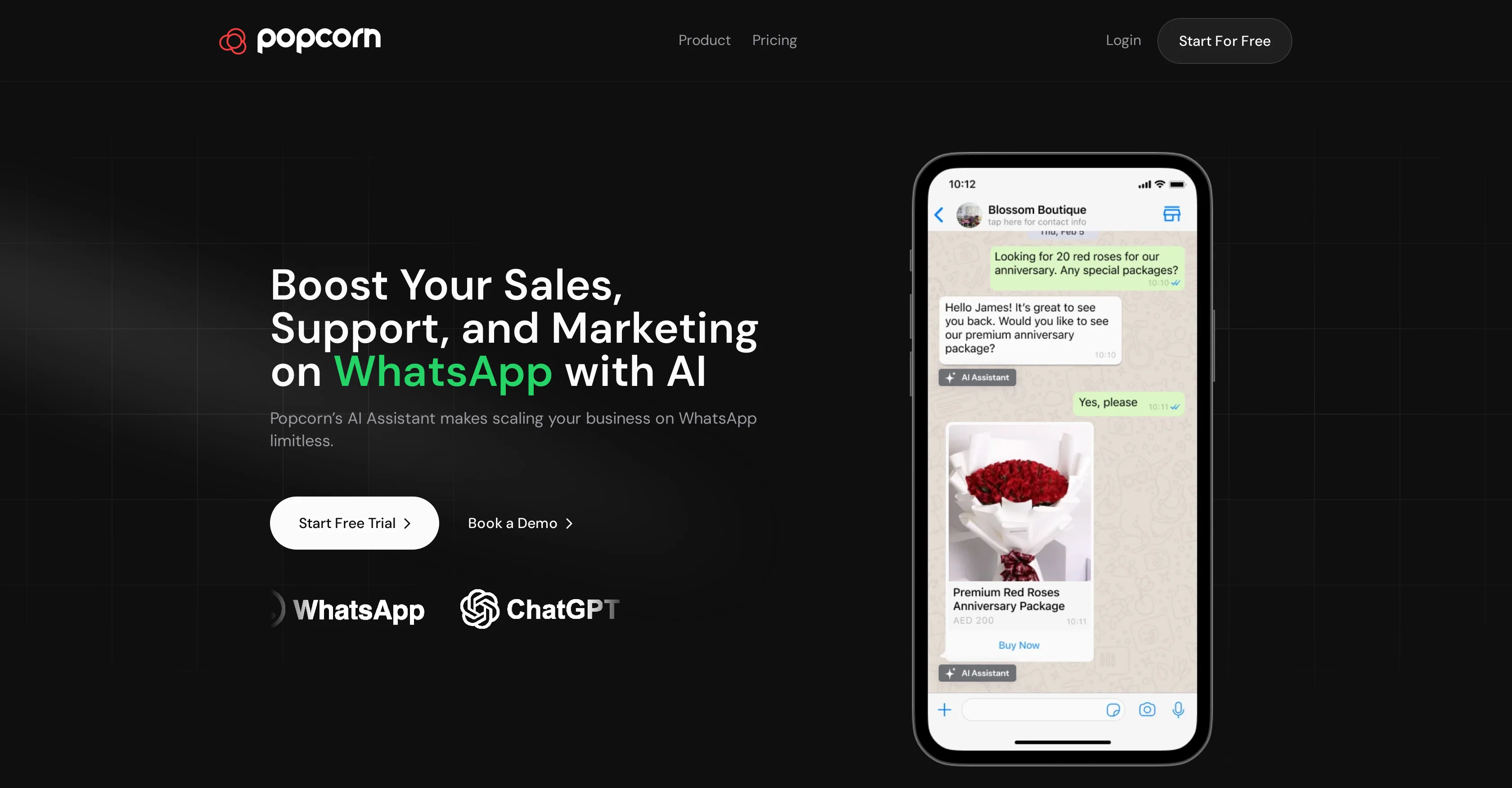 Popcorn website