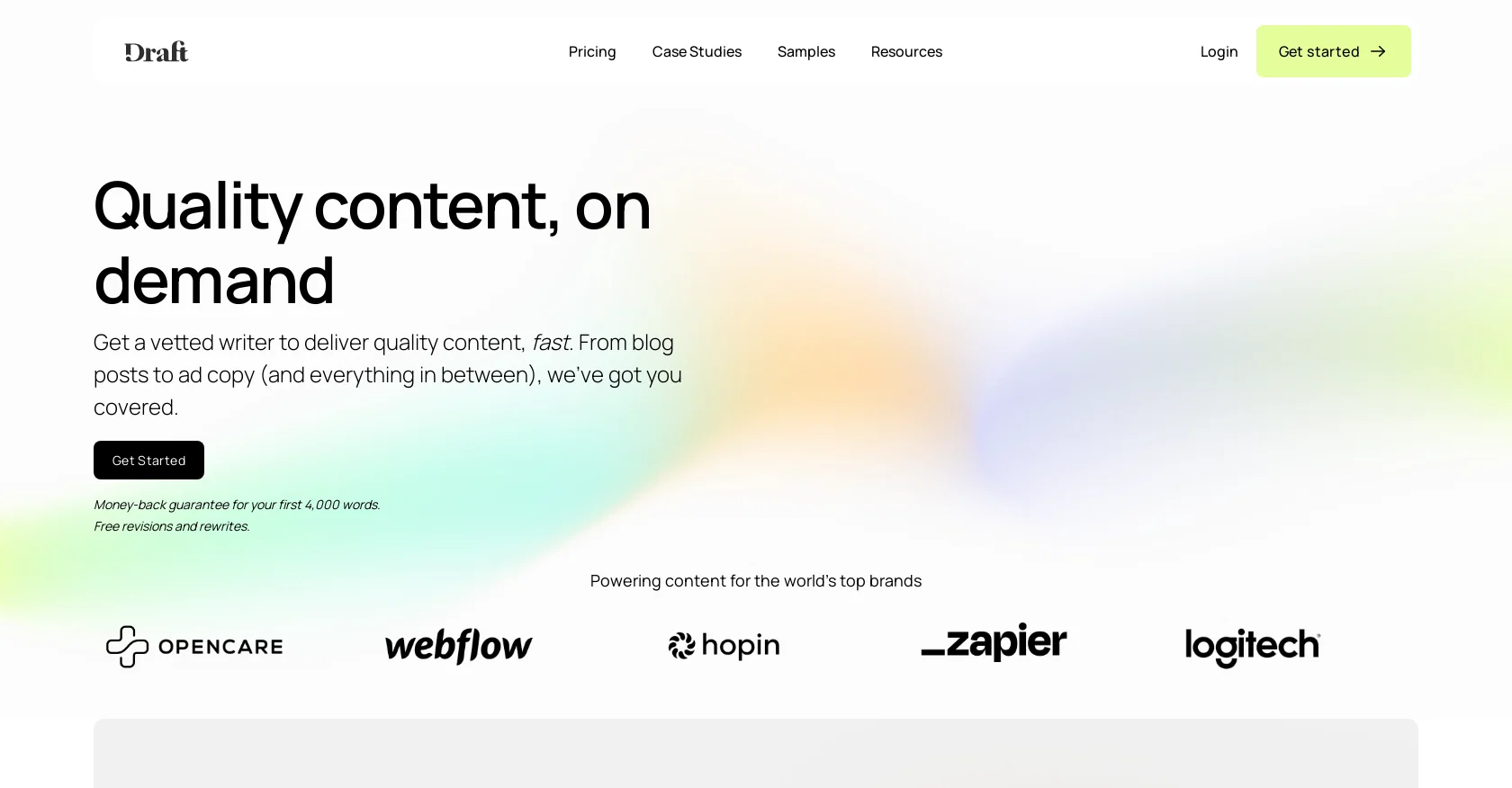 Draft.co website
