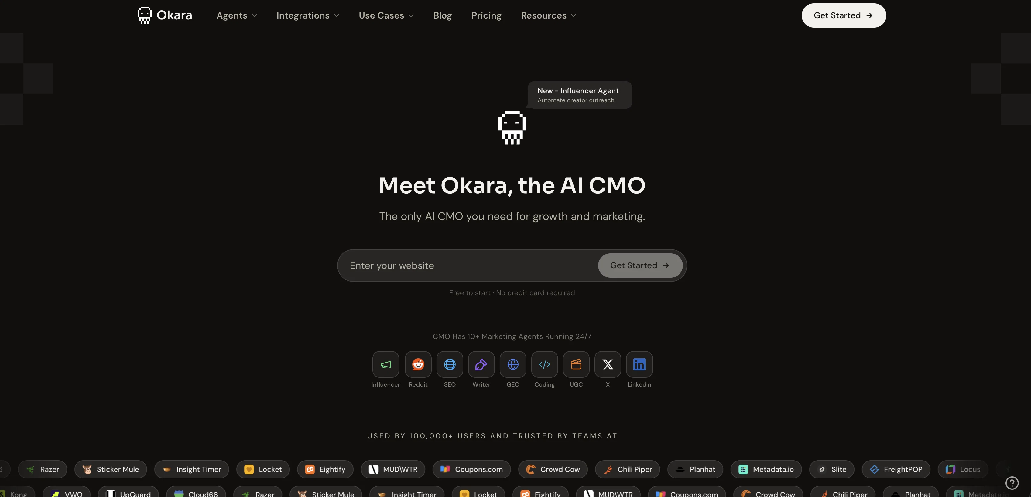 Okara website