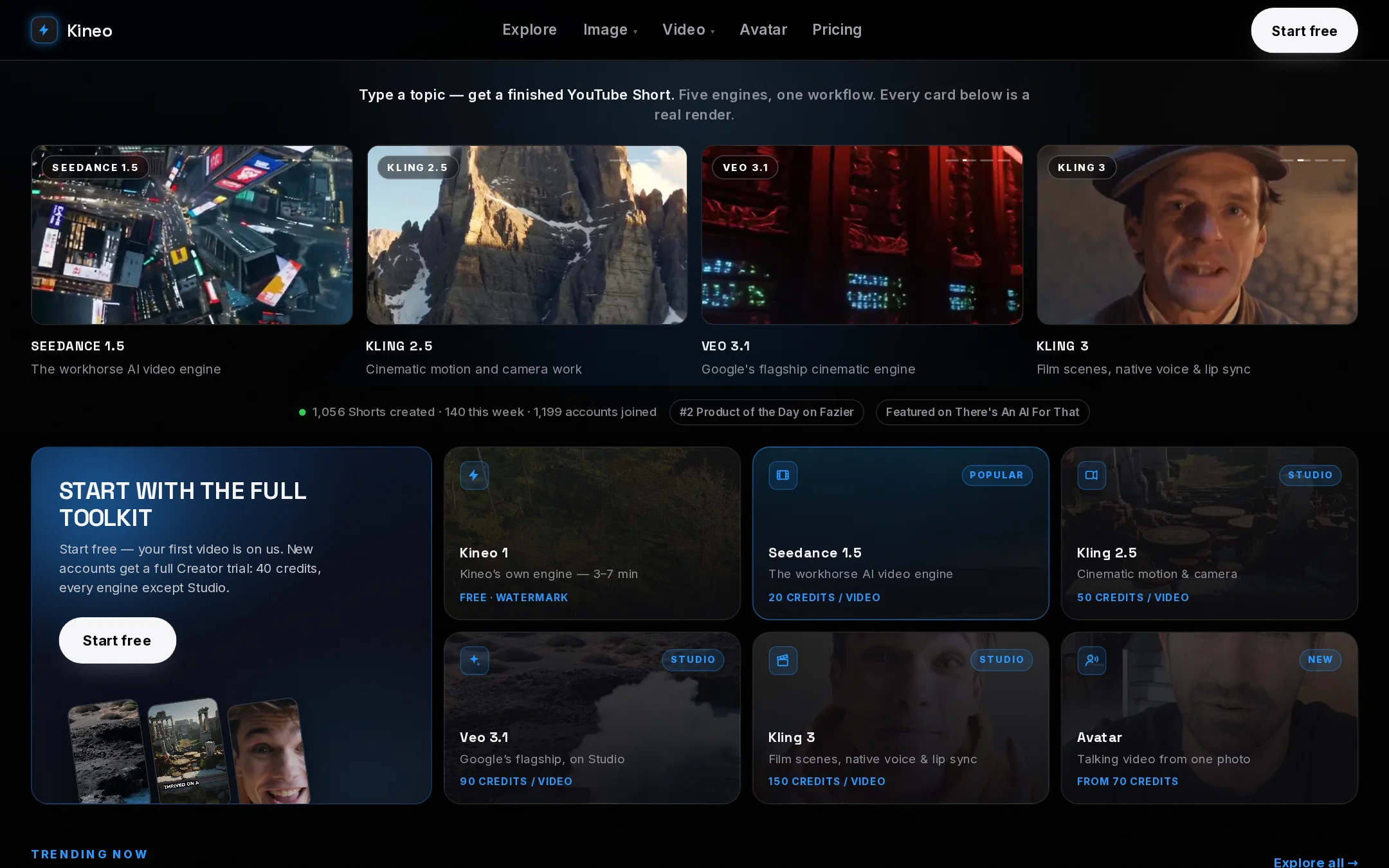 Kineo website