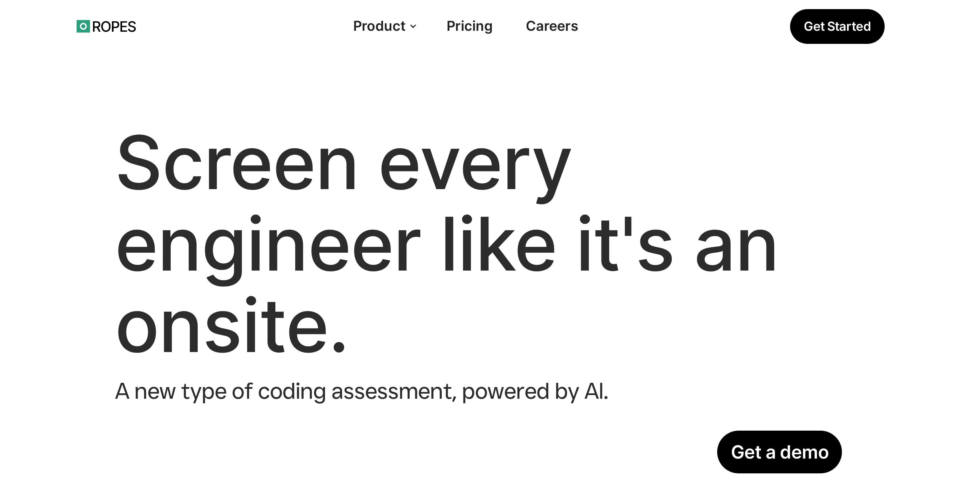 Ropes AI website