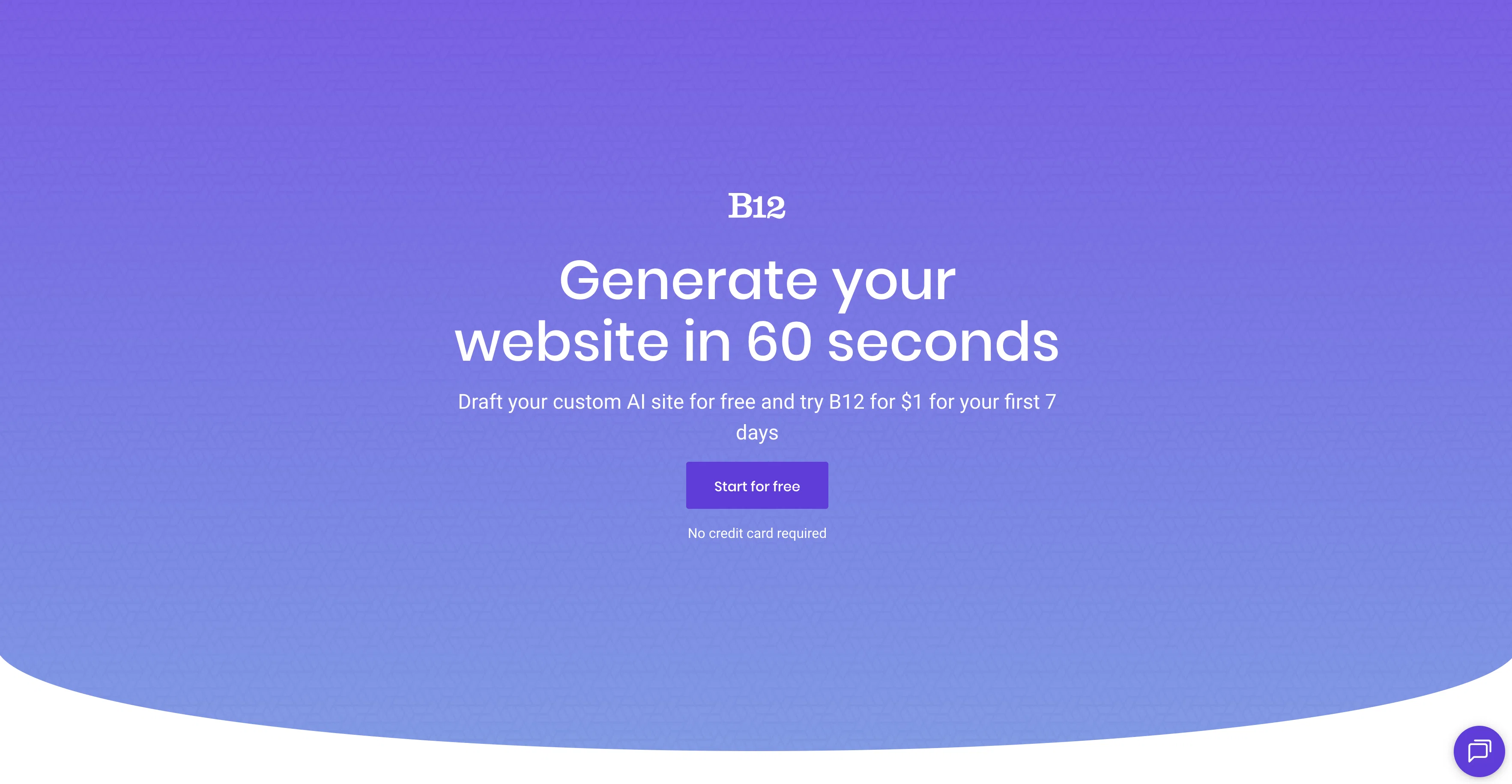 B12 AI Website Builder website
